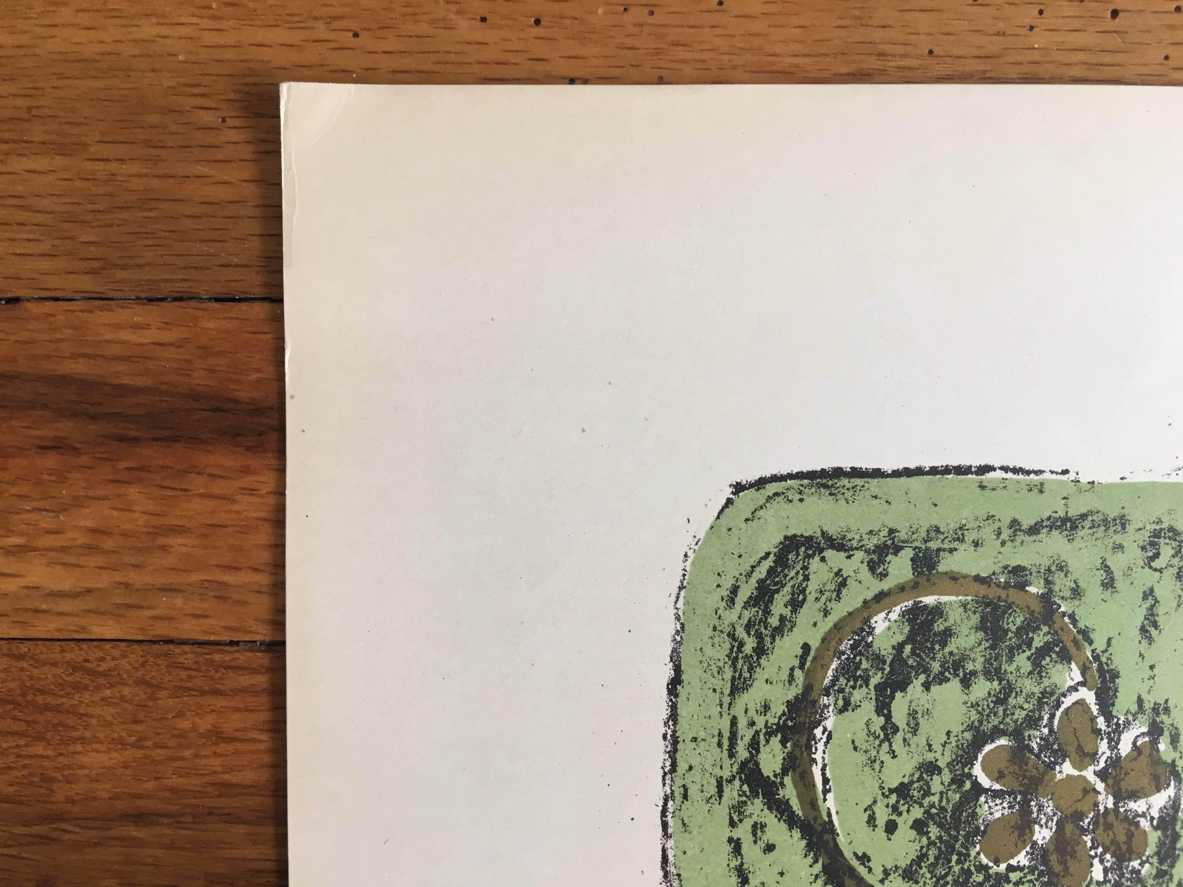 Lithographie Judaïque colorée, signée et datée au crayon.

Anatoli Lwowitch Kaplan était un peintre, sculpteur et graveur russe, dont les œuvres reflètent souvent ses origines juives.
son père était boucher à Rahachow, qui se trouvait à l'époque