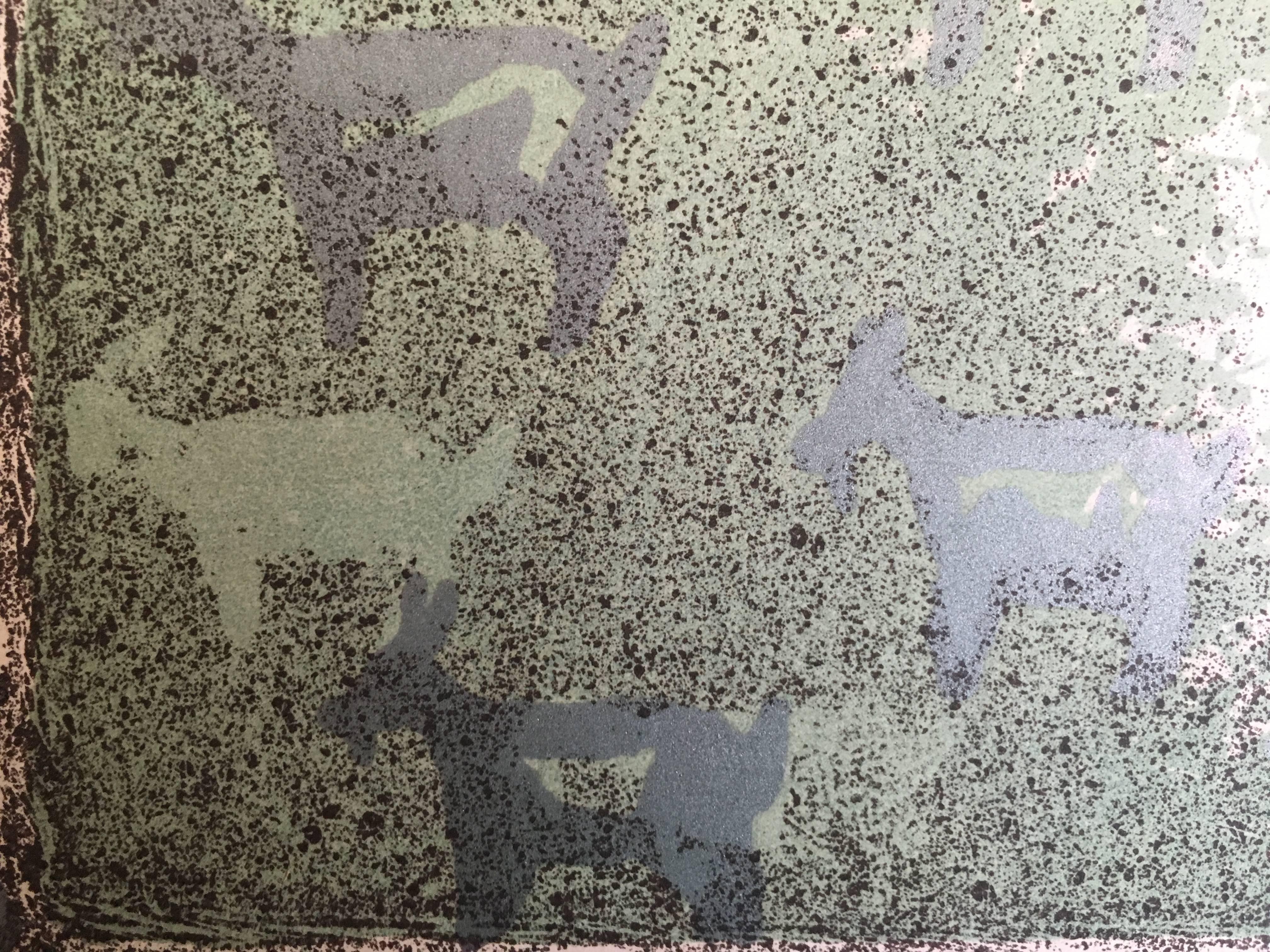 Lithographie judaïque russe ancienne en vente 2