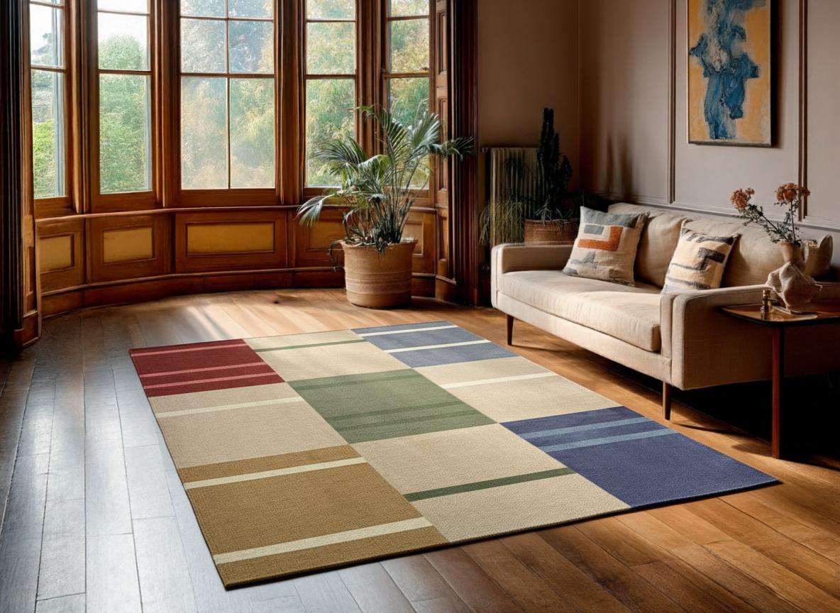 XXI secolo e contemporaneo Anatolia Grid Rug_ Tappeto turco contemporaneo a trama piatta tessuto a mano di Studio A Marmi in vendita