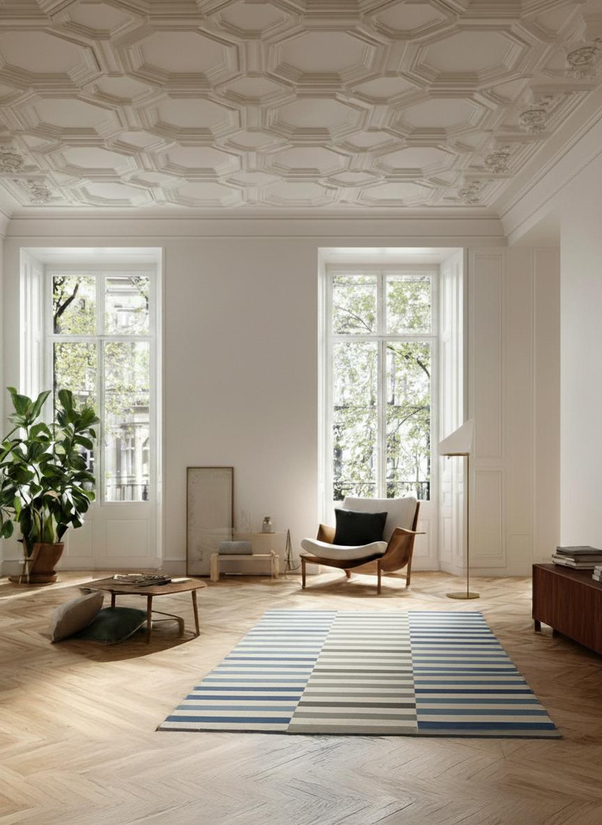 Die Anatolia Kilim Collection stellt einen Dialog zwischen Vergangenheit und Gegenwart her, indem sie traditionelle Kelim-Motive durch eine zeitgenössische Linse neu interpretiert. Die Geometrie traditioneller Kelims wird durch Ausgewogenheit,