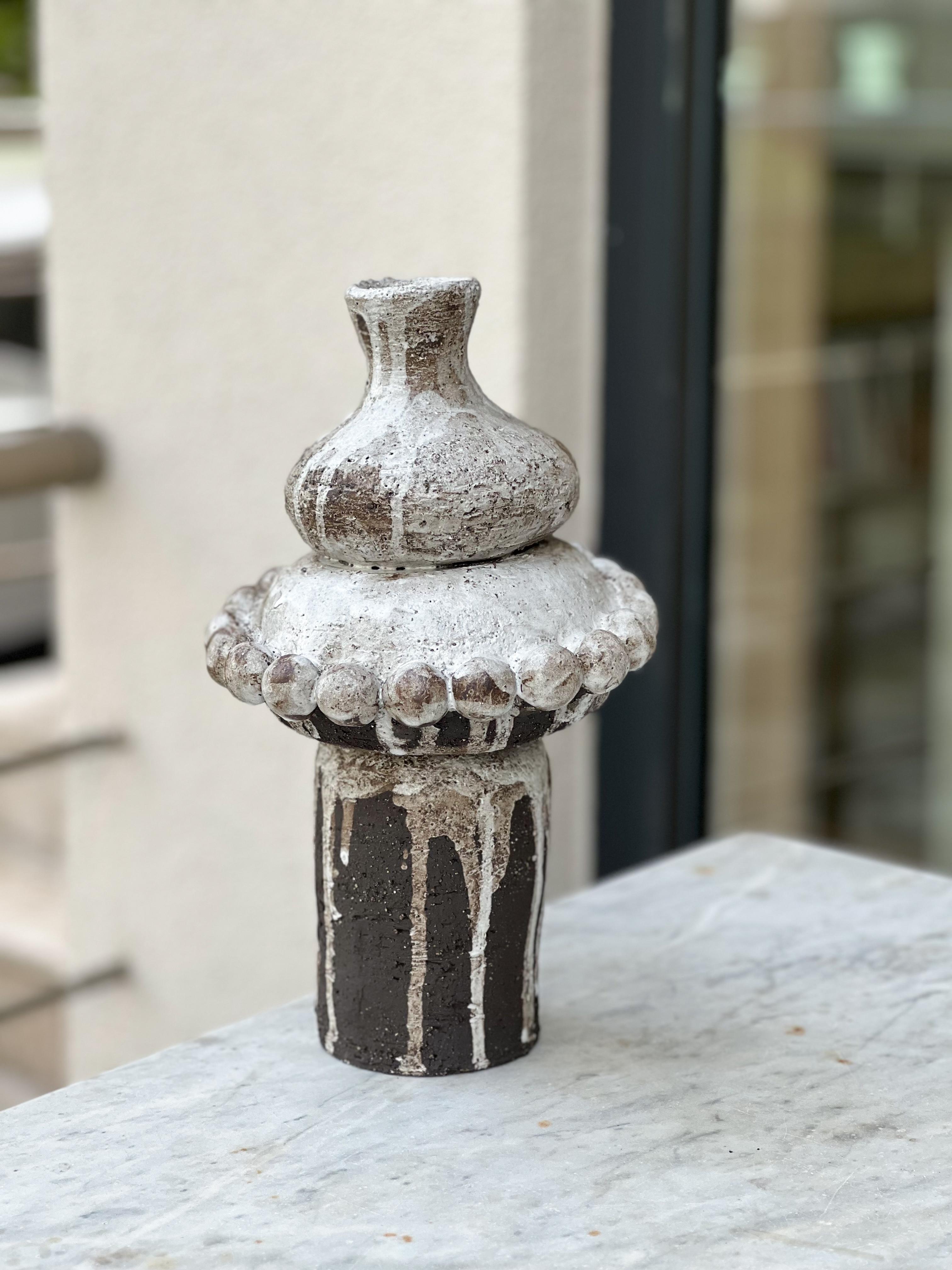 Contemporary Anatolian 2 Vase by Güler Elçi For Sale