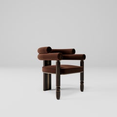 Anatolian Chair, Mid-Century Modern Style, Velvet Fabric, Studio Kirkit