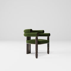 Anatolian Chair Set of 4, Mid-Century Modern Style, Velvet Fabric, Studio Kirkit