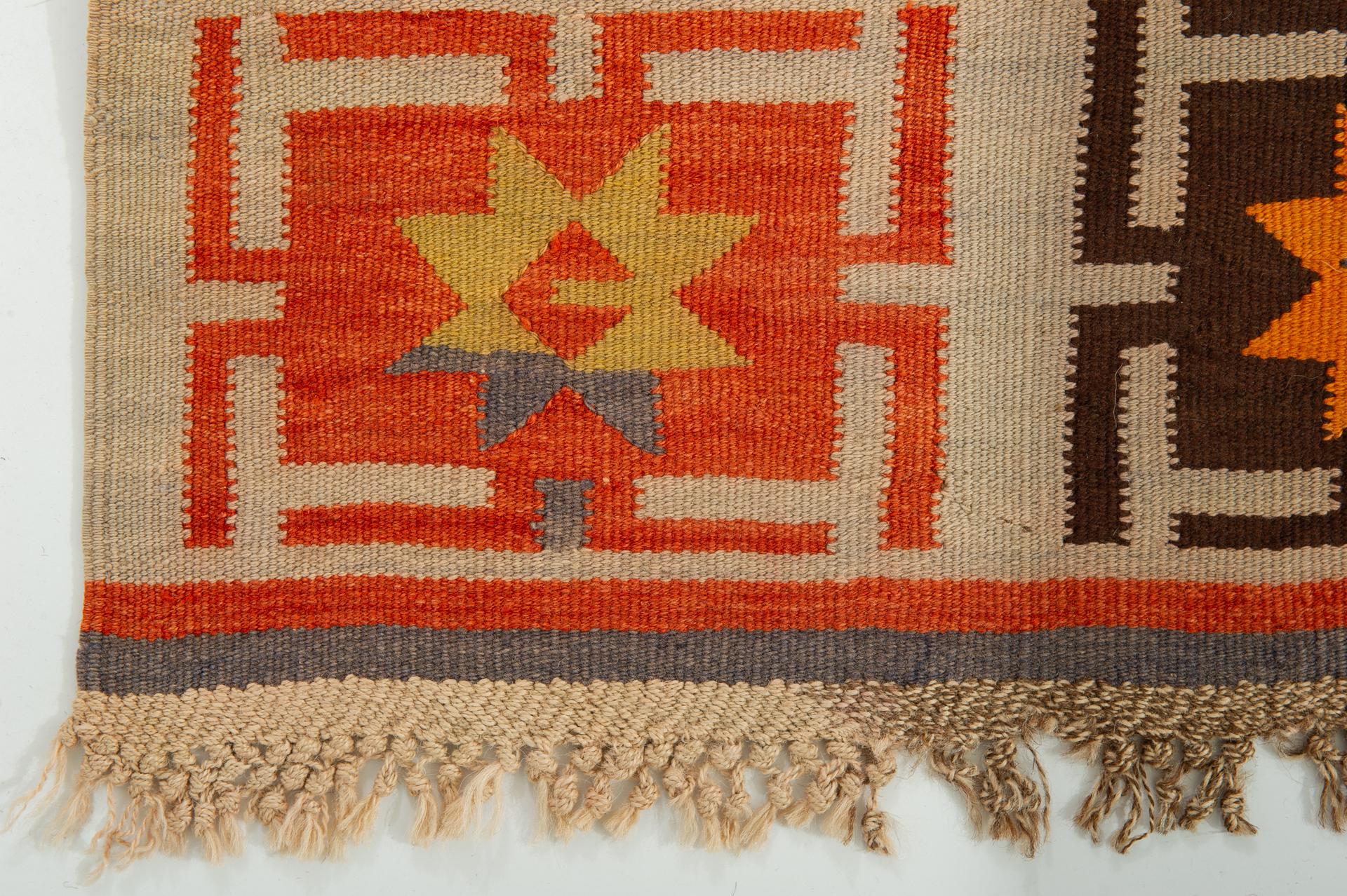 Hand-Woven Anatolian Kilim For Sale