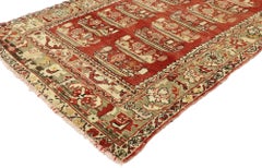 Anatolian Kirsehir Village Prayer Rug, Vintage Turkish Pictorial Rug