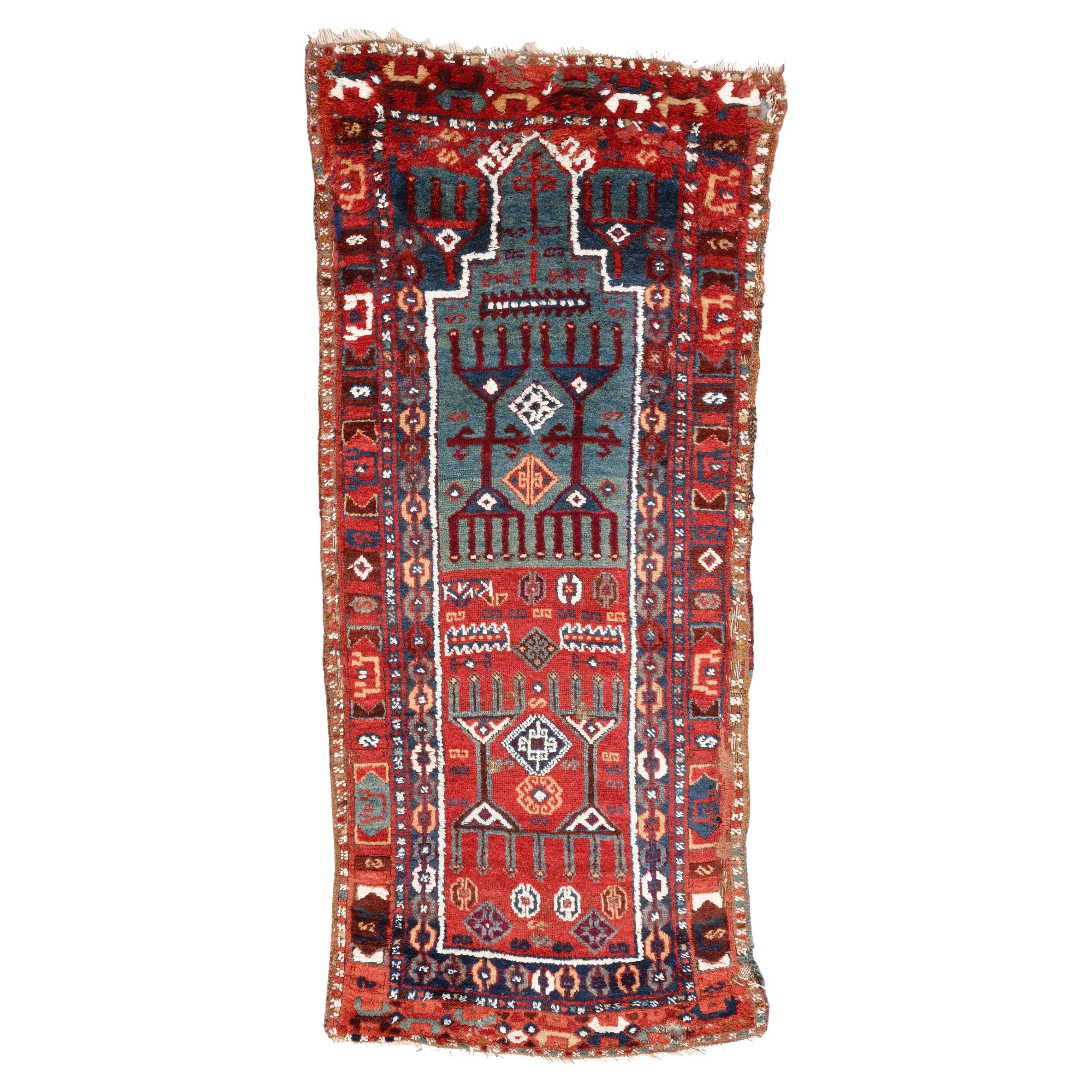 Anatolian Kurdish Prayer Rug - 19th Century Anatolian Kurdish Prayer Rug For Sale