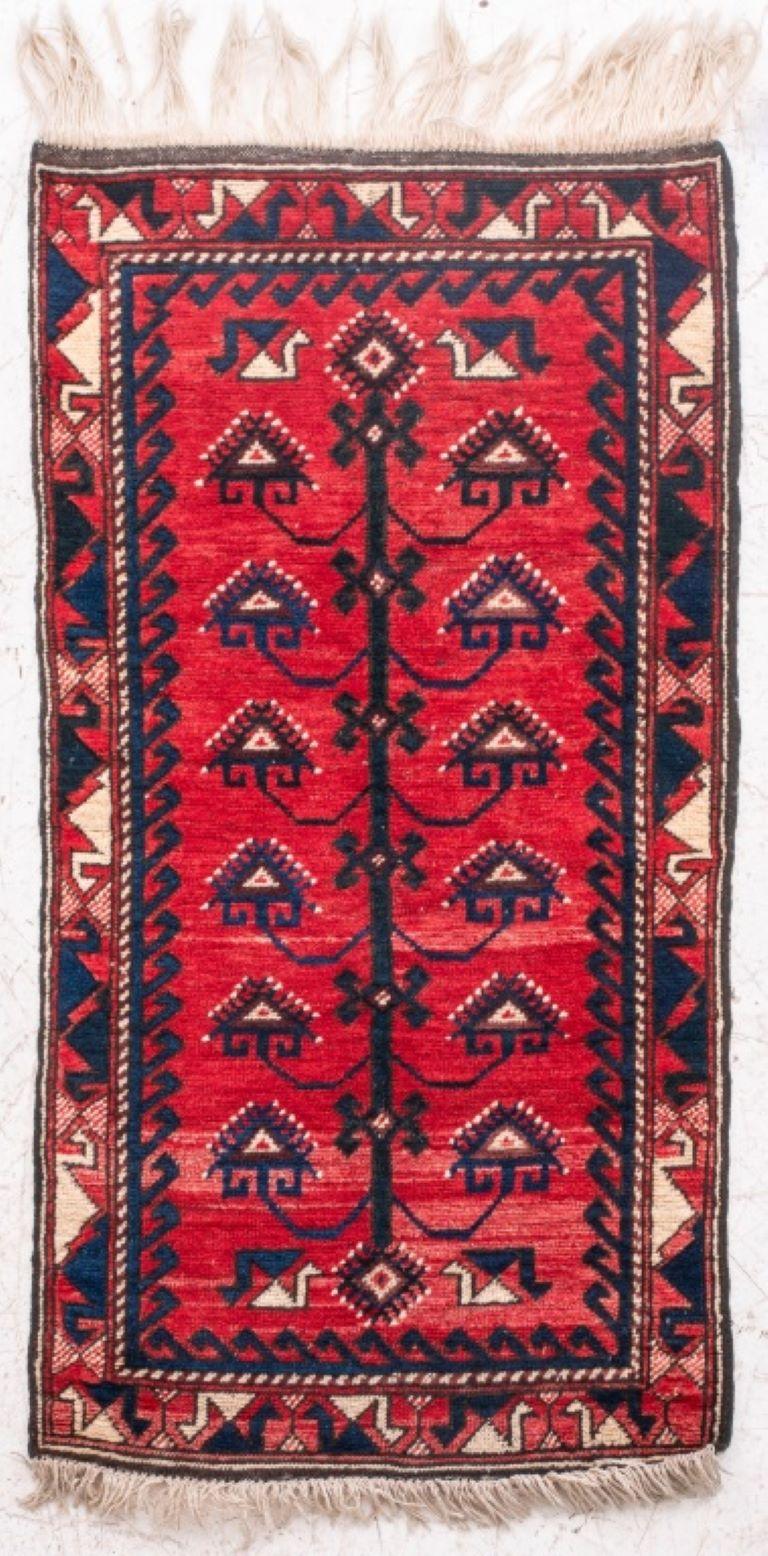Anatolian Pictorial Tree of Life Rug, 4' x 2' For Sale