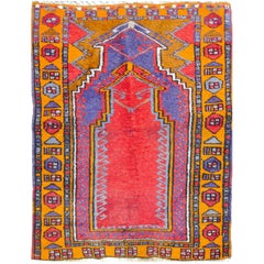 Anatolian Prayer Rug, circa 1950s