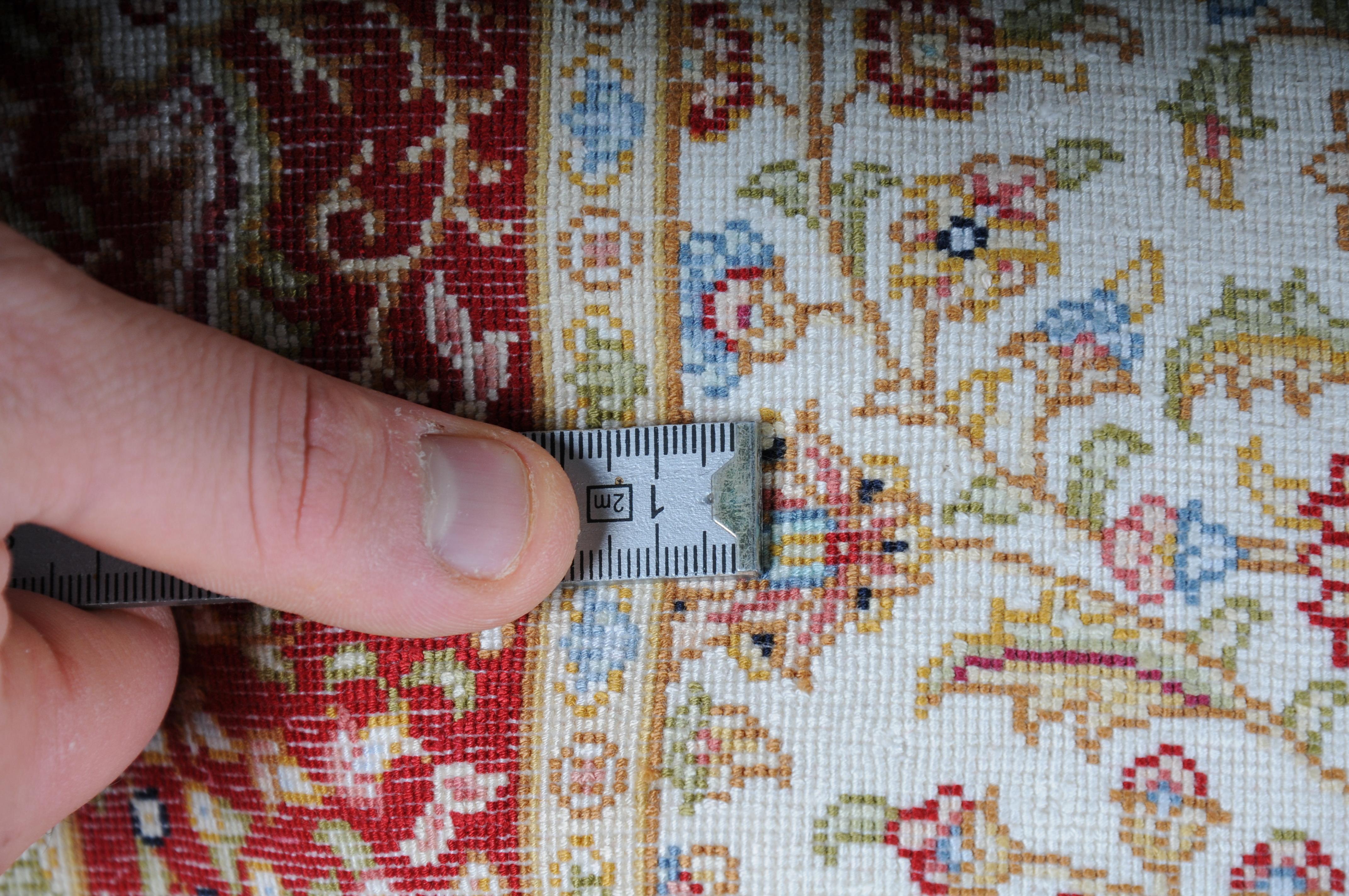Tappeto da preghiera/tapestry anatolico in cotone/seta, XX secolo in vendita 6
