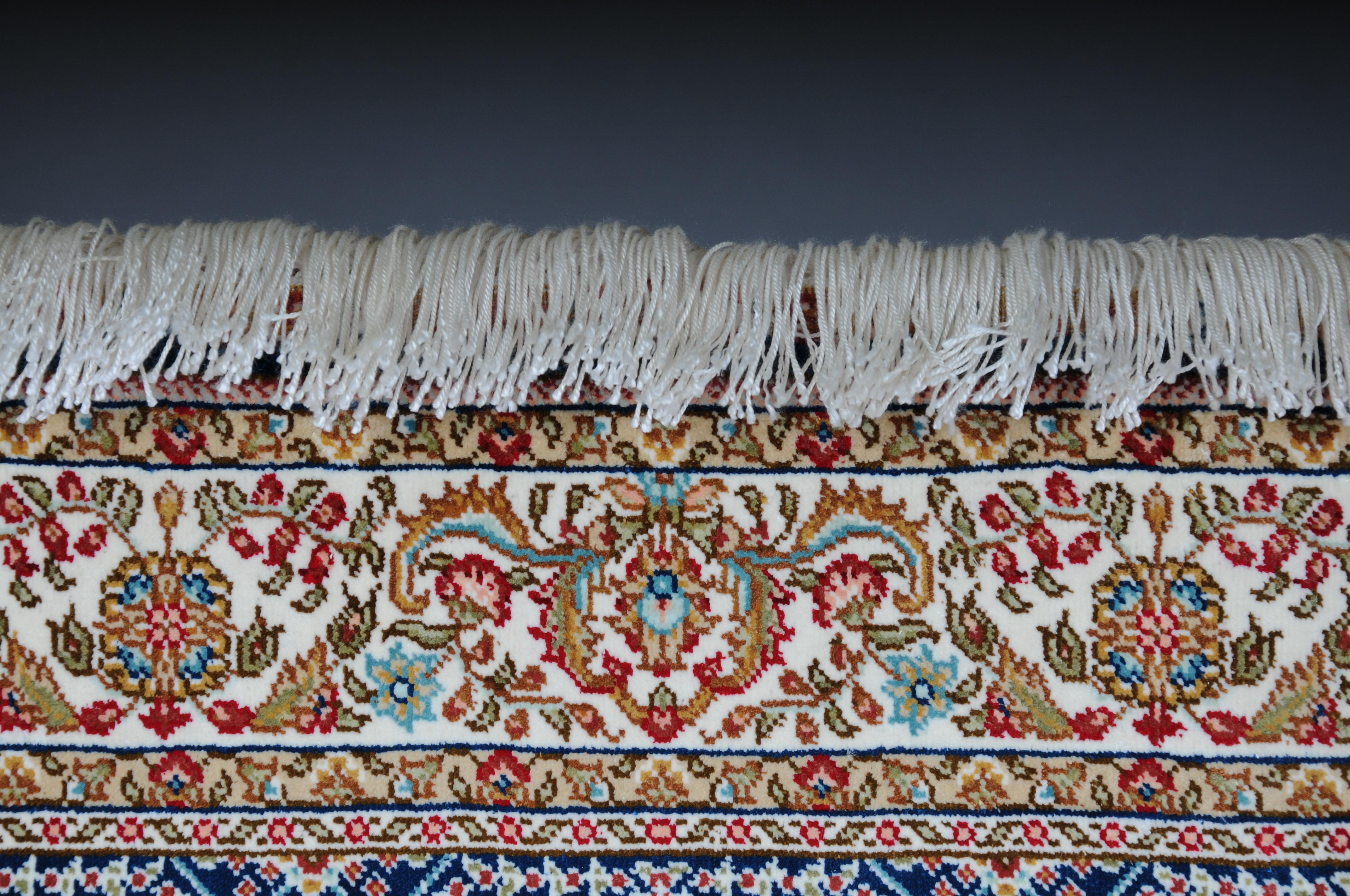 Cotton Anatolian prayer rug/tapestry cotton/silk, 20th century For Sale