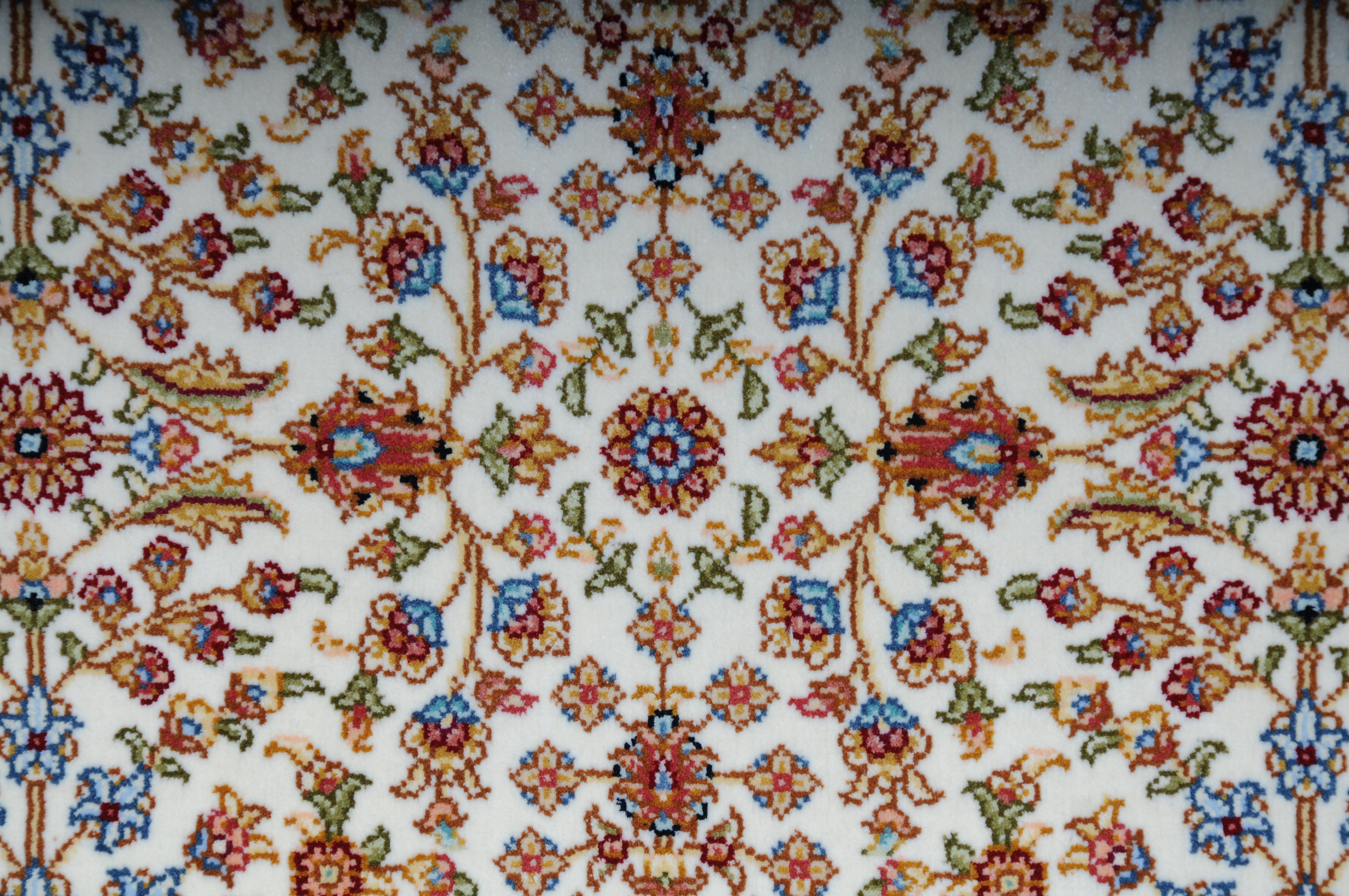 Cotton Anatolian prayer rug/tapestry cotton/silk, 20th century For Sale