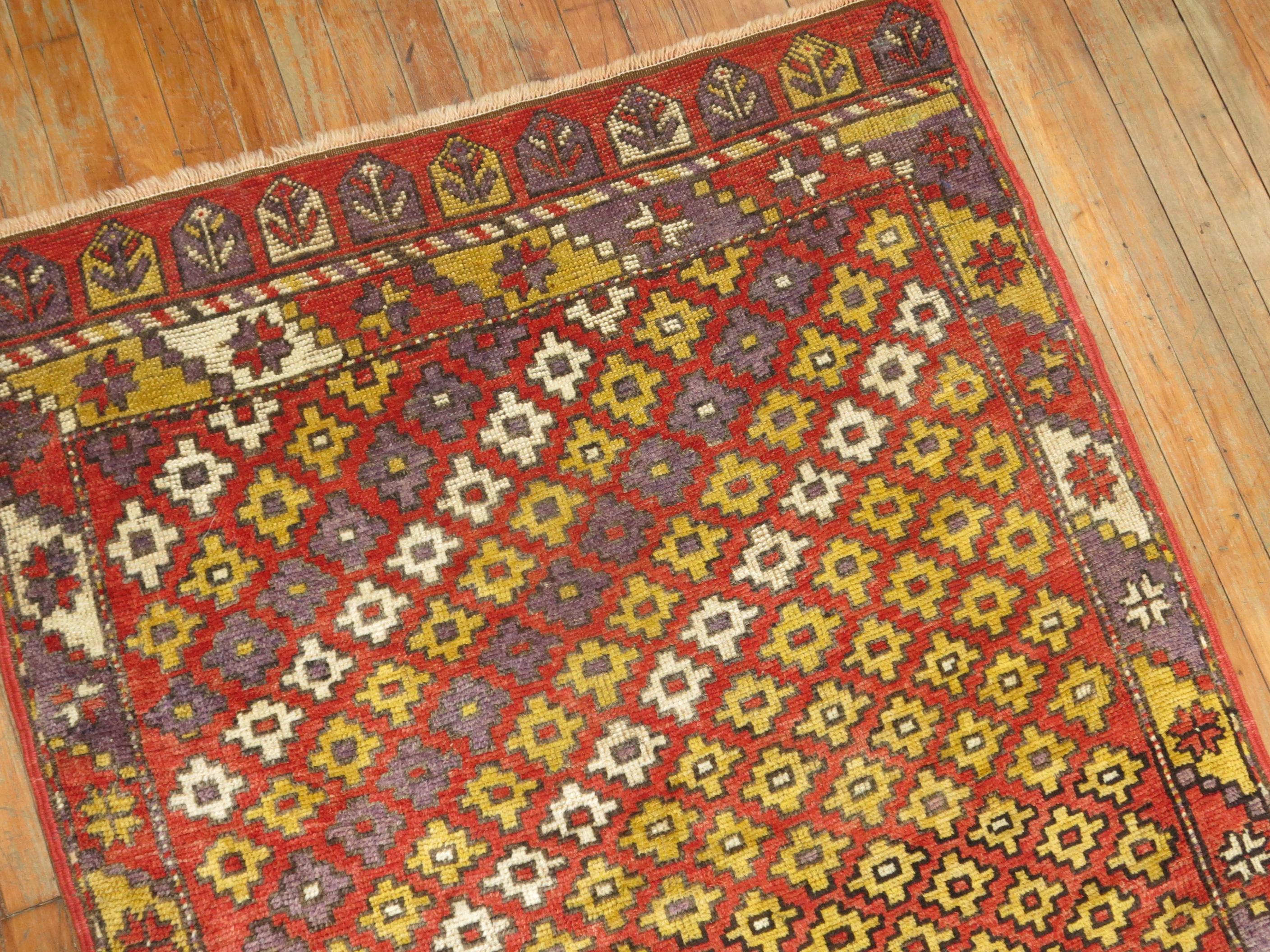 Hand-Woven Anatolian Rug For Sale