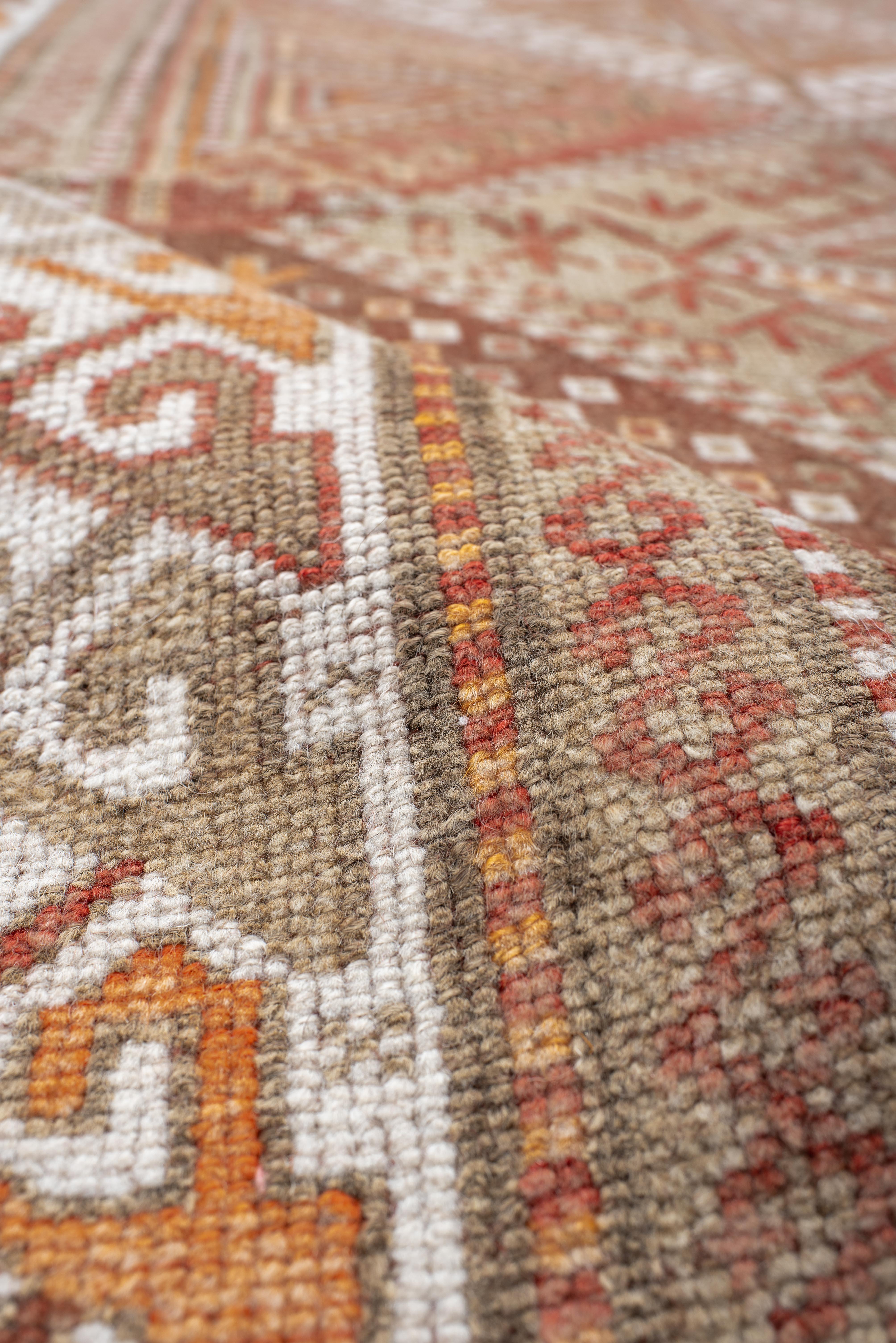 Anatolischer Teppich - Geometrisches Rautendesign im Zustand „Gut“ im Angebot in New York, NY