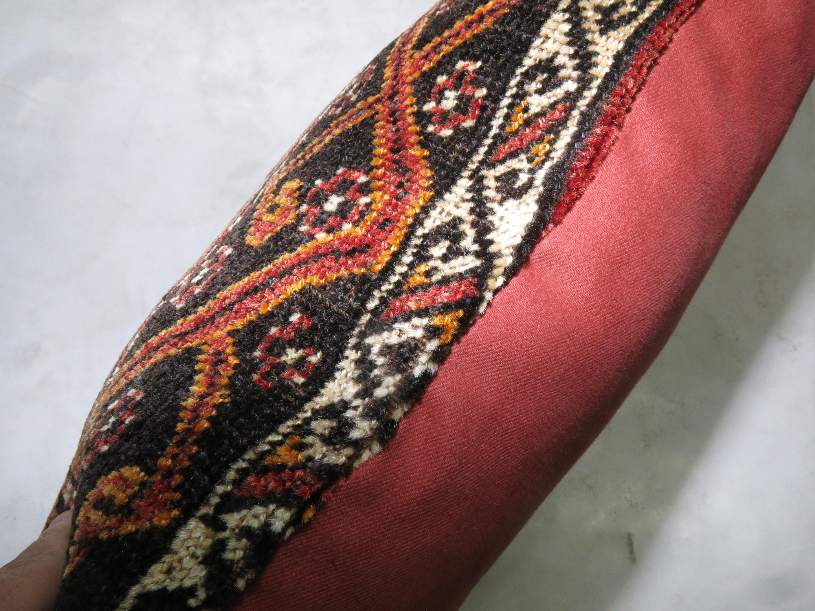 Pillow made from a vintage Anatolian Turkish rug.