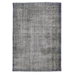 Alfombra Anatolia Vintage Verde y Azul Lana Gris 6'10''x9'6''