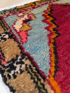 Anatolian Yastik Village Mini Rug • Vintage Turkish Bathmat / Doormat • 2x3
