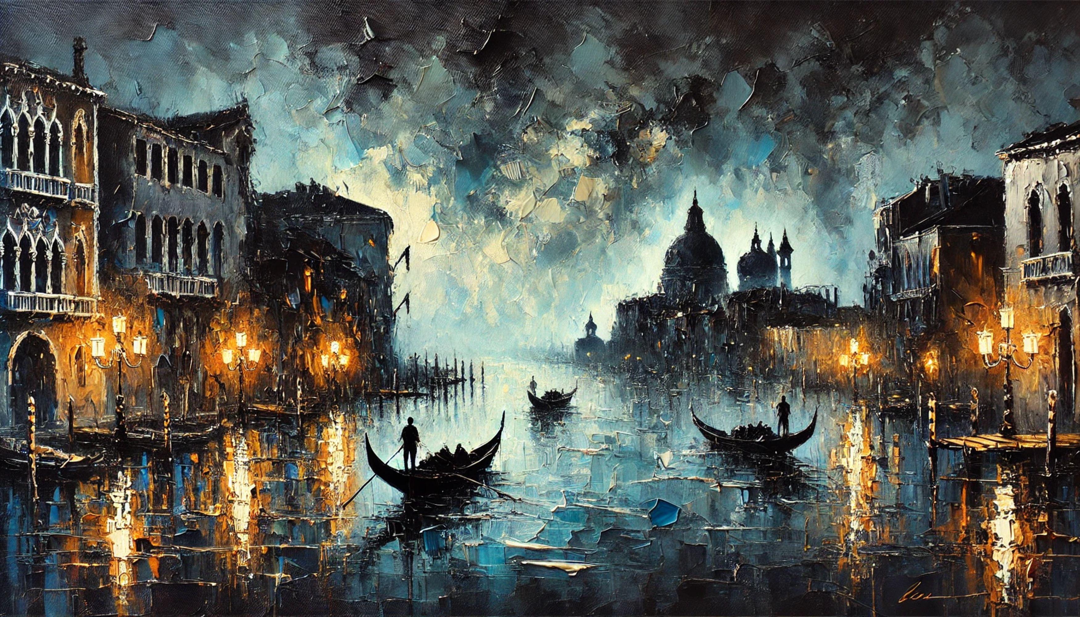Impresión moderna contemporánea sobre lienzo con la ciudad de Venecia. "Recuerdos sobre Venecia".
La impresión se enviará estirada y lista para colgar.
Colección de edición limitada de 50 ejemplares, en colaboración con Art Voyage.

Sobre el