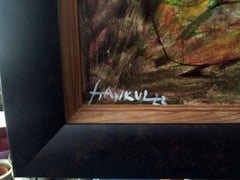 Todorov Day - Figurative Malerei Gelb Blau Braun Weiß Rot Schwarz Rosa