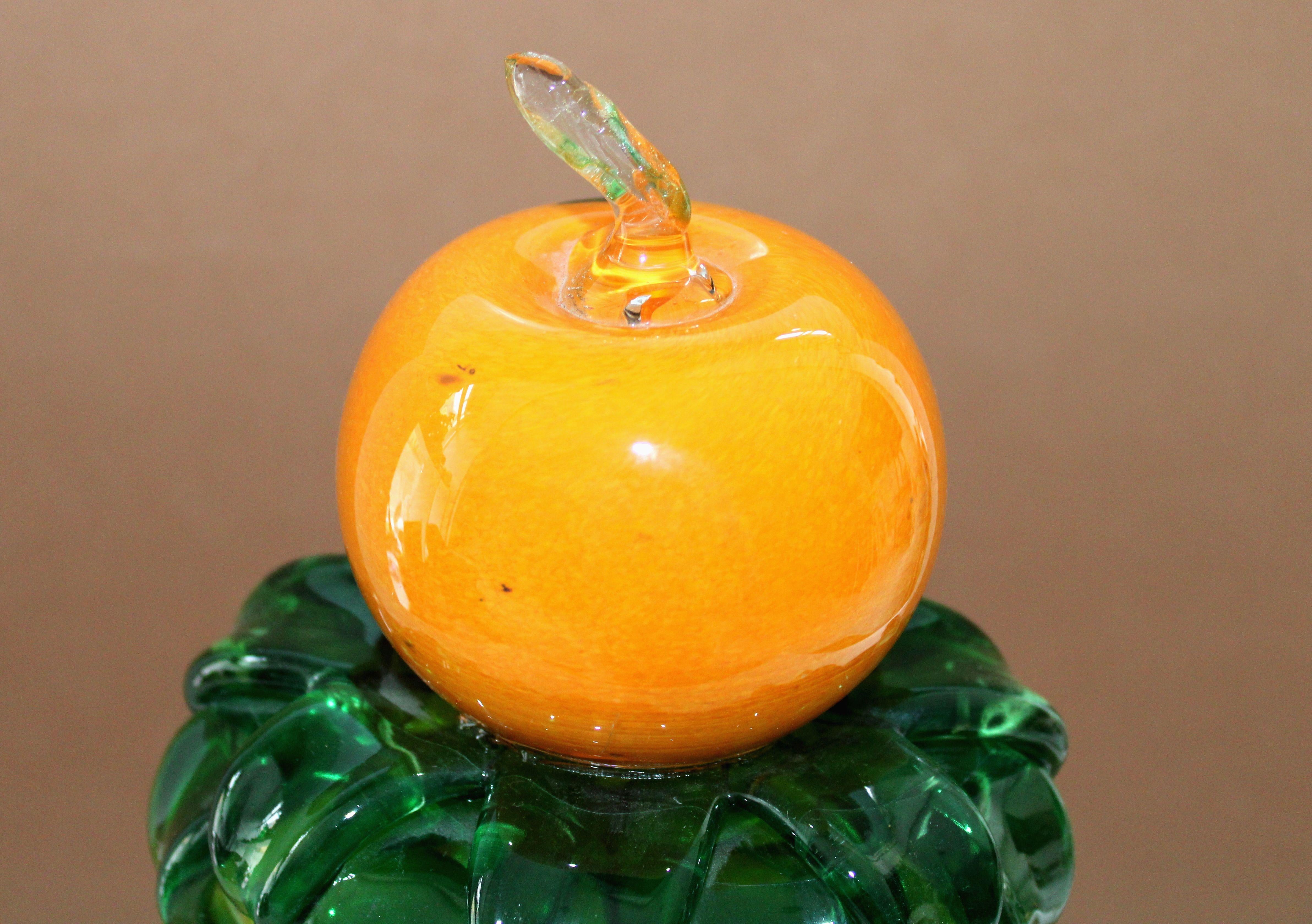 Glass sculpture Merkuce from the series The Italians 2008, glass, 37, 5x11x10 cm For Sale 9