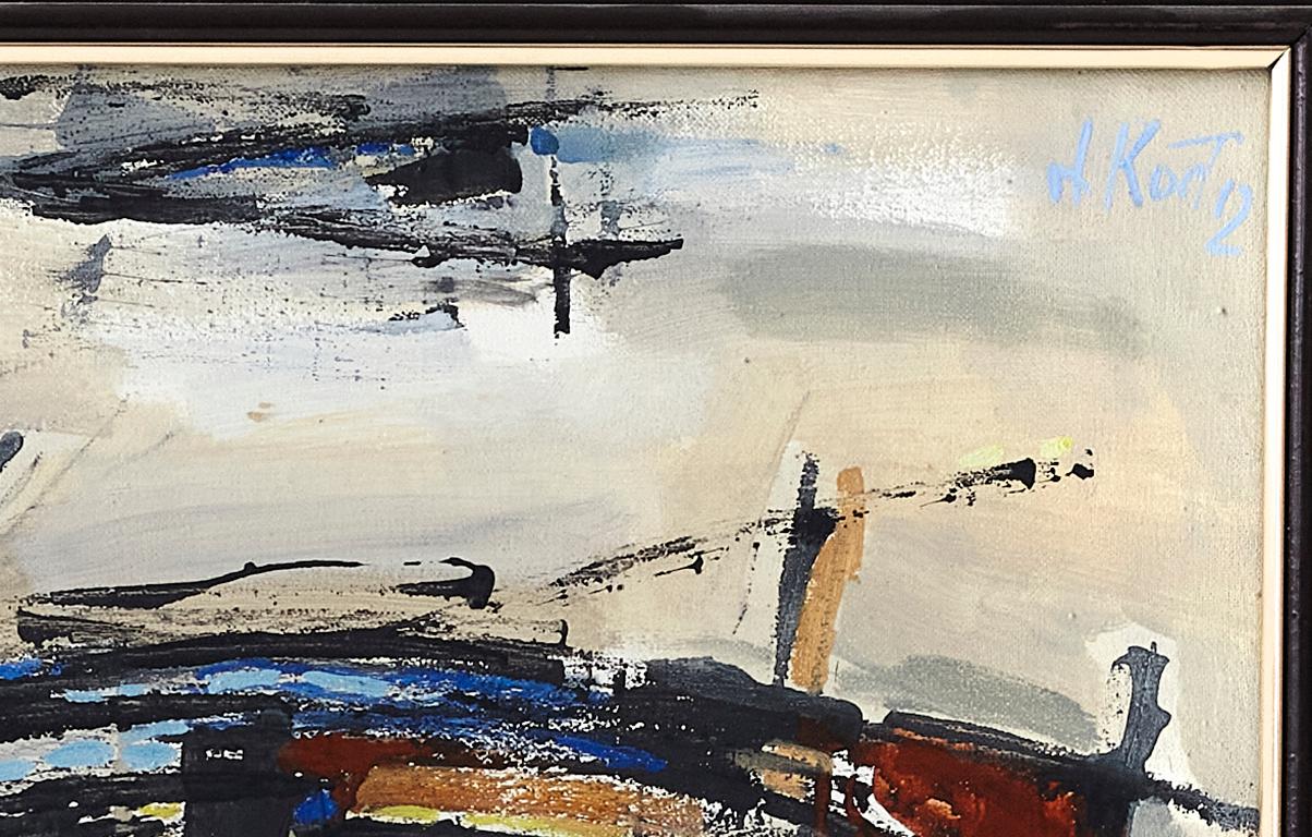 „Between here and there“ (Abstrakt), Painting, von Anatoly Kost