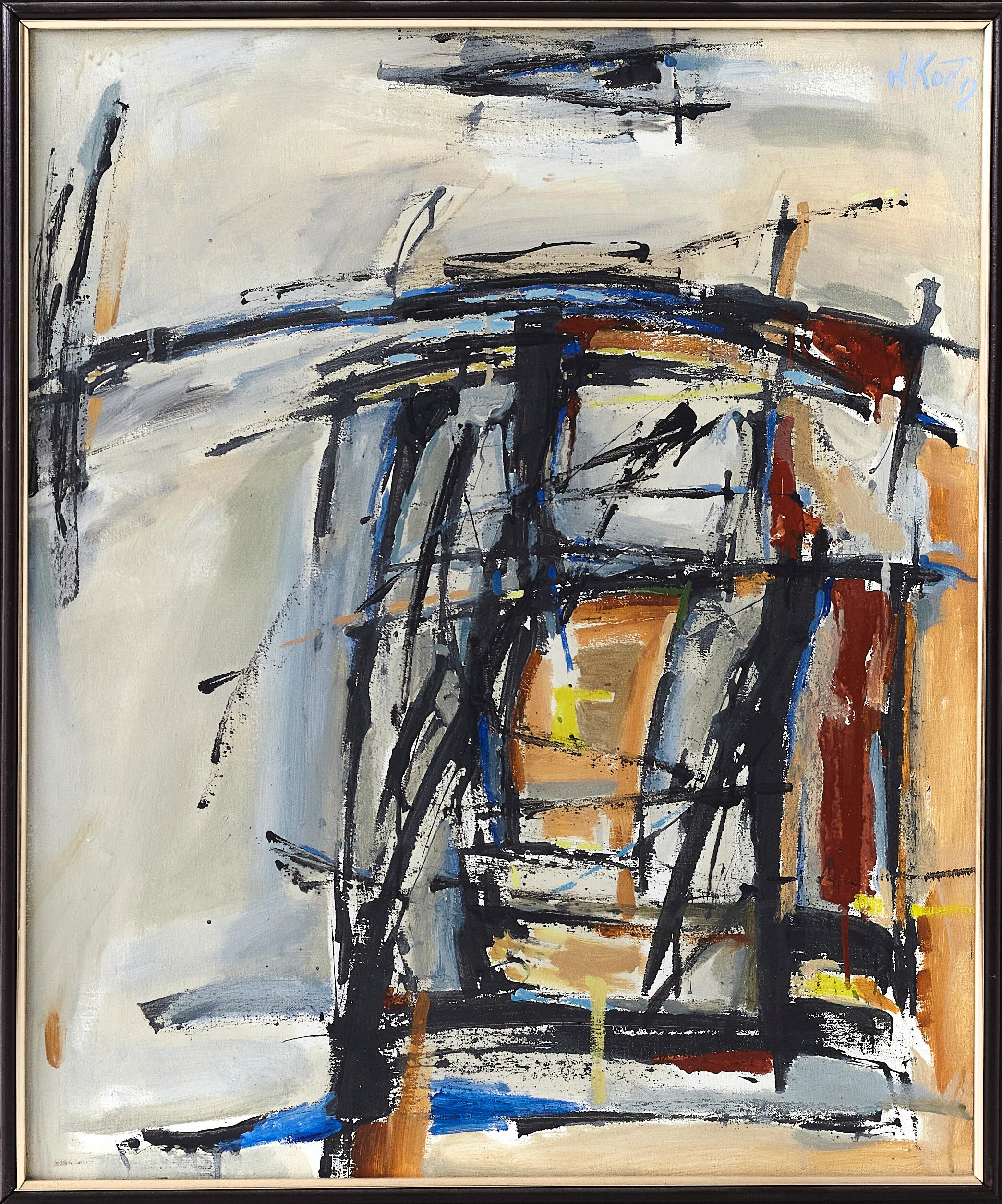 Anatoly Kost Abstract Painting – „Between here and there“