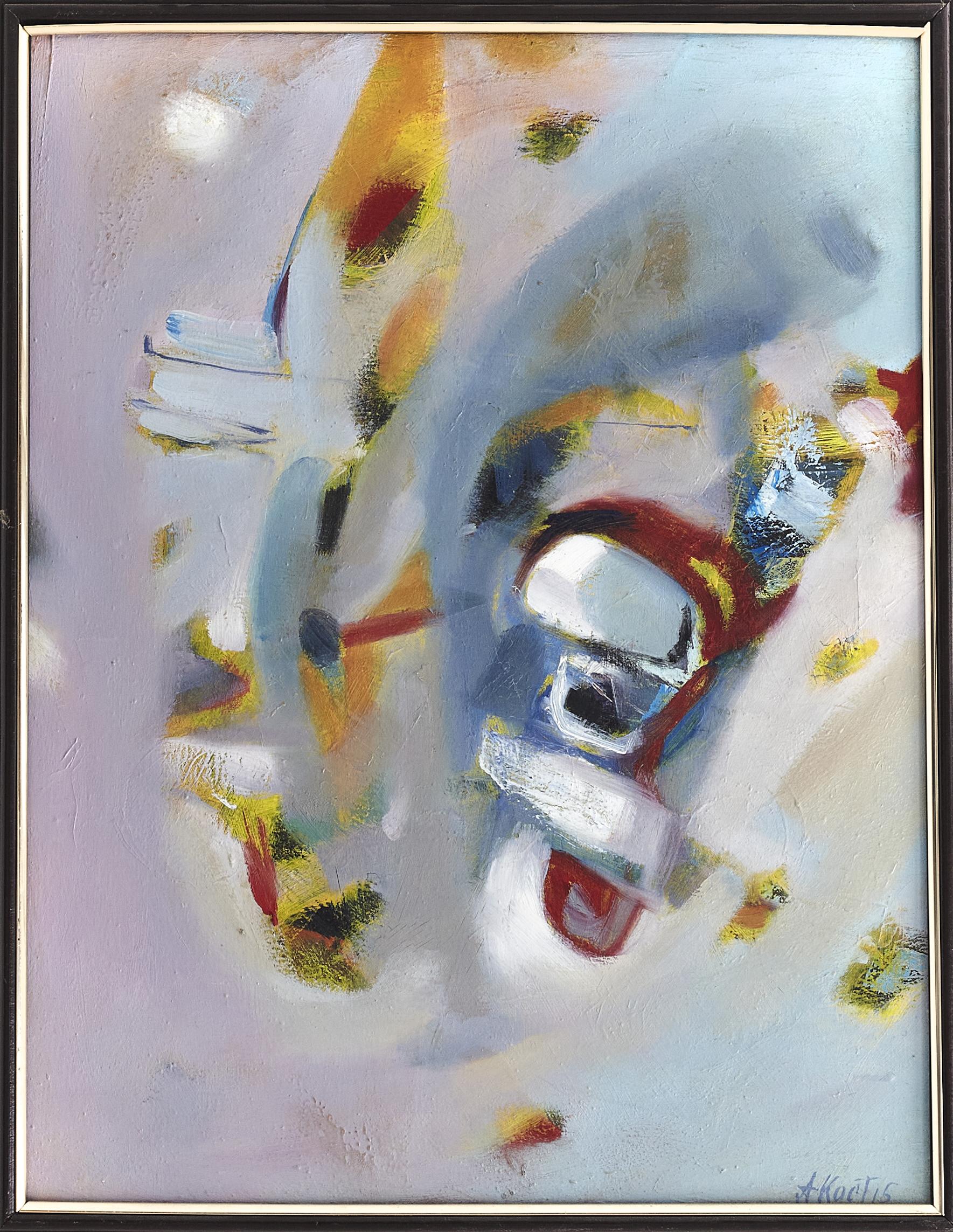 Anatoly Kost Abstract Painting - "Pre-holidays"