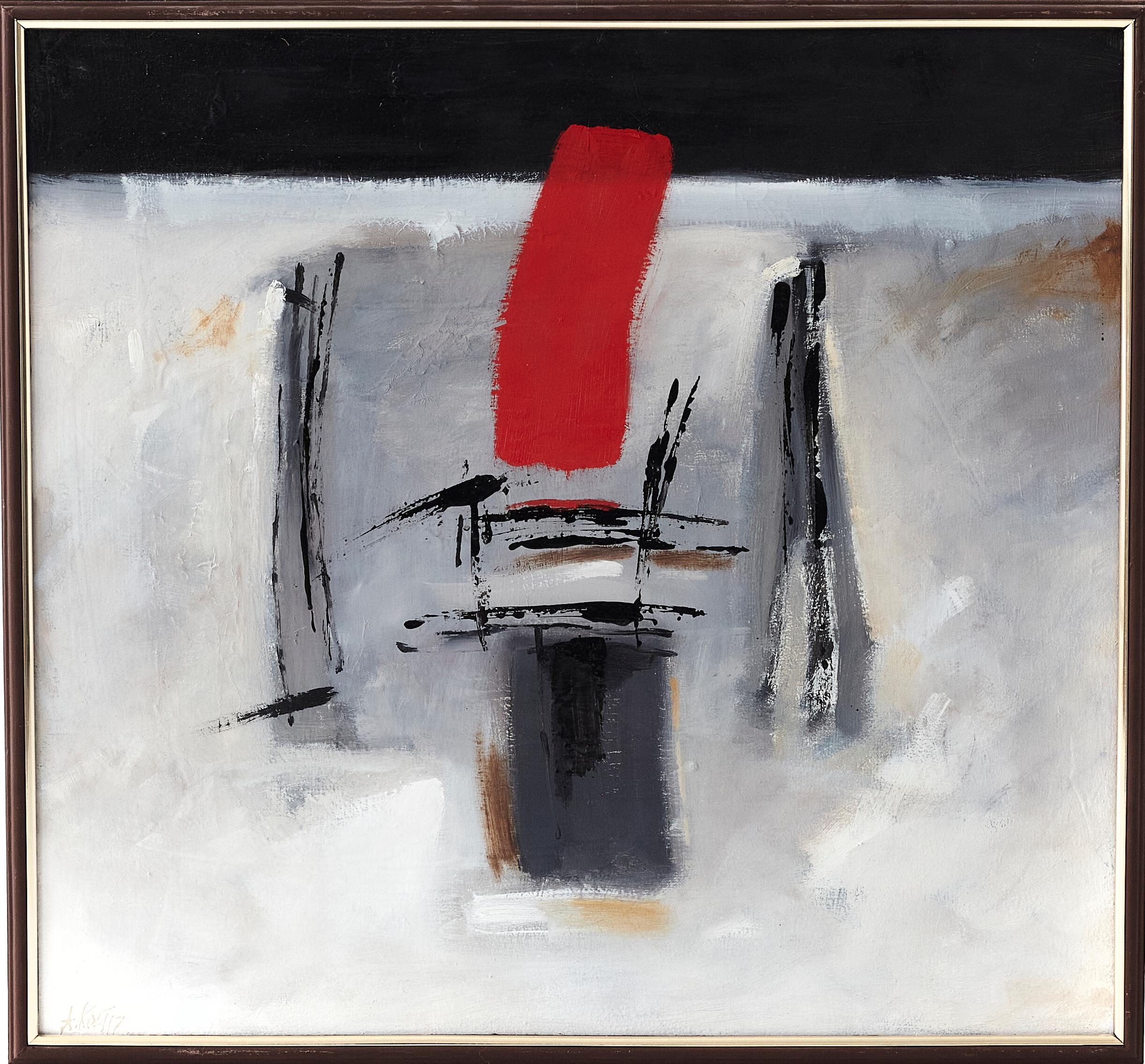 Abstract Painting di Anatoly Kost - "Tempesta di neve"