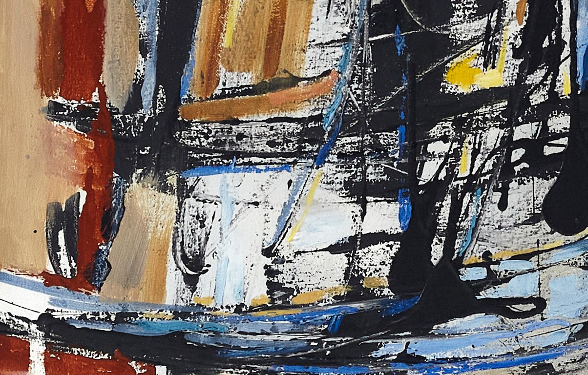 „Something and nothing“ (Grau), Abstract Painting, von Anatoly Kost