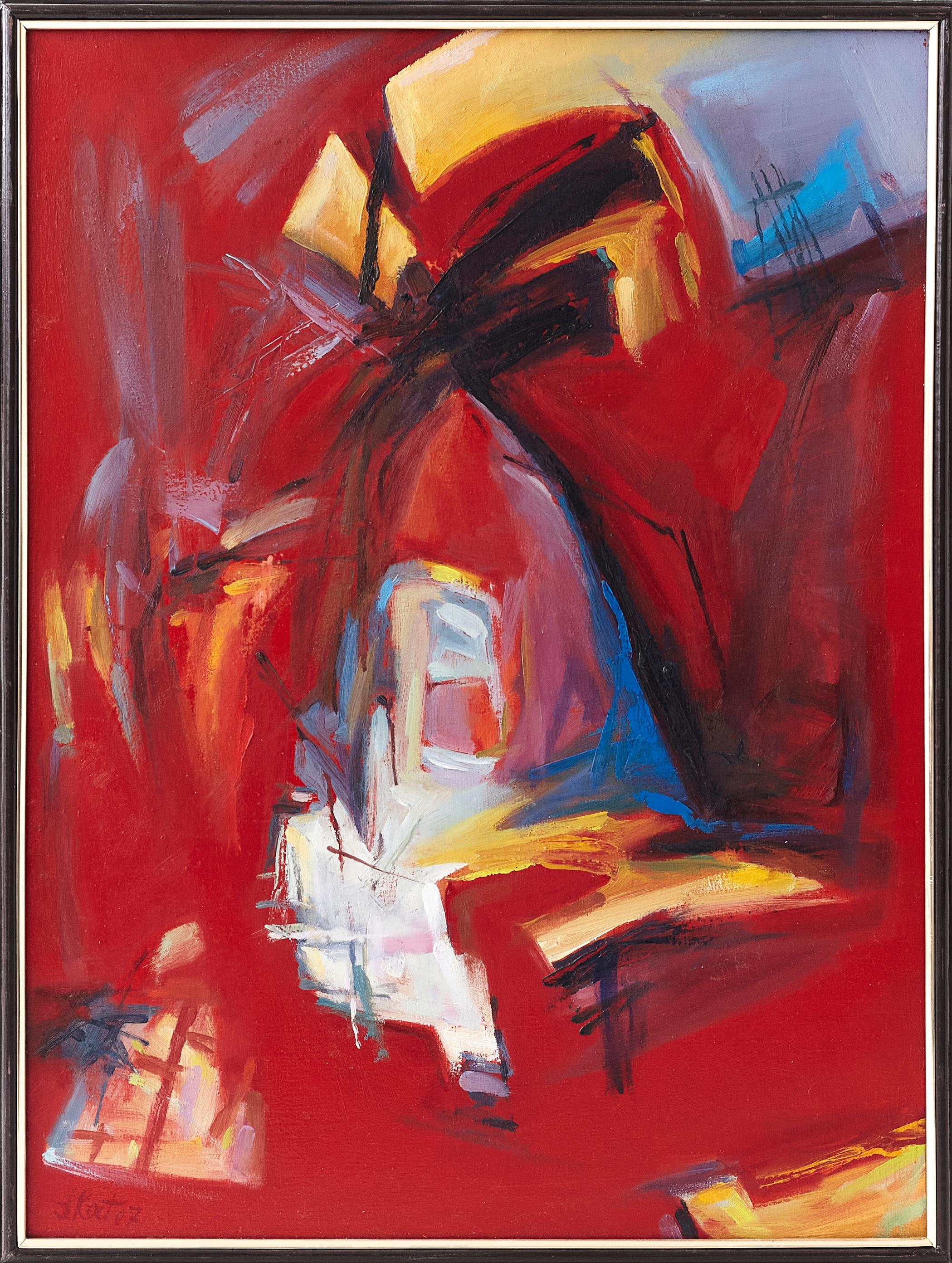 Anatoly Kost Abstract Painting - "Taste of the exotic"