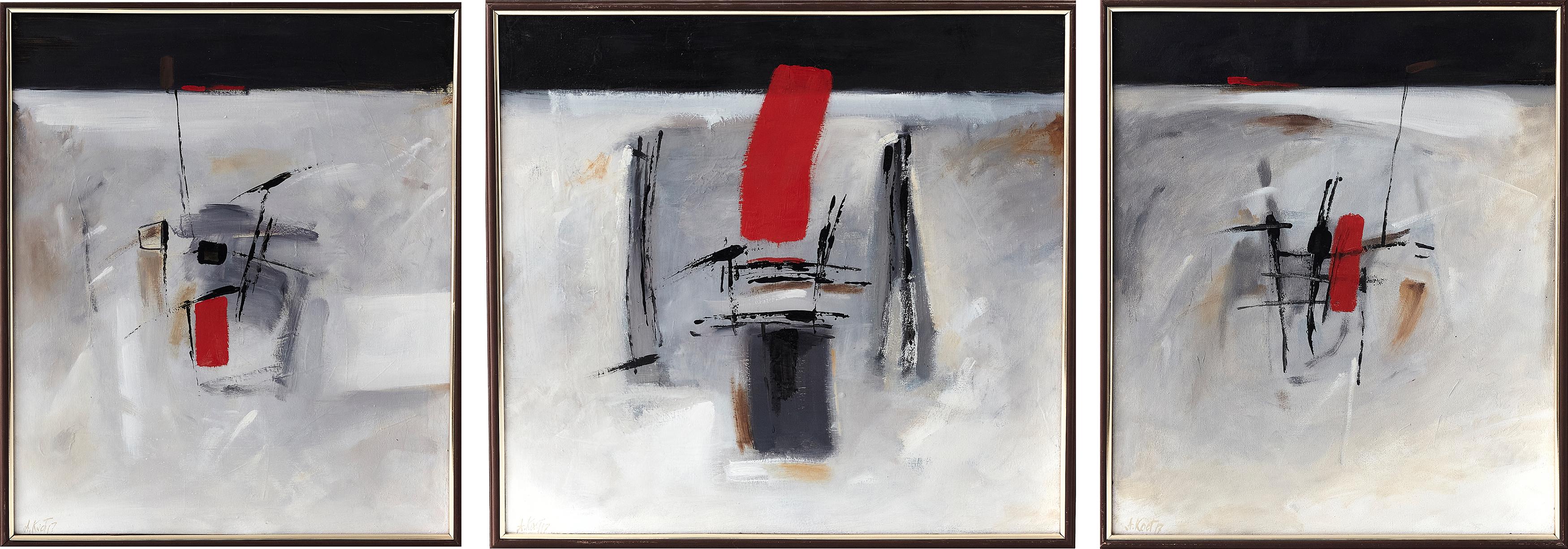 Tryptychon „Libertango in Achromatic Tones“