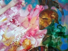 Abduction of Europa, Figurative Art, Original oil Painting, Ready to Hang