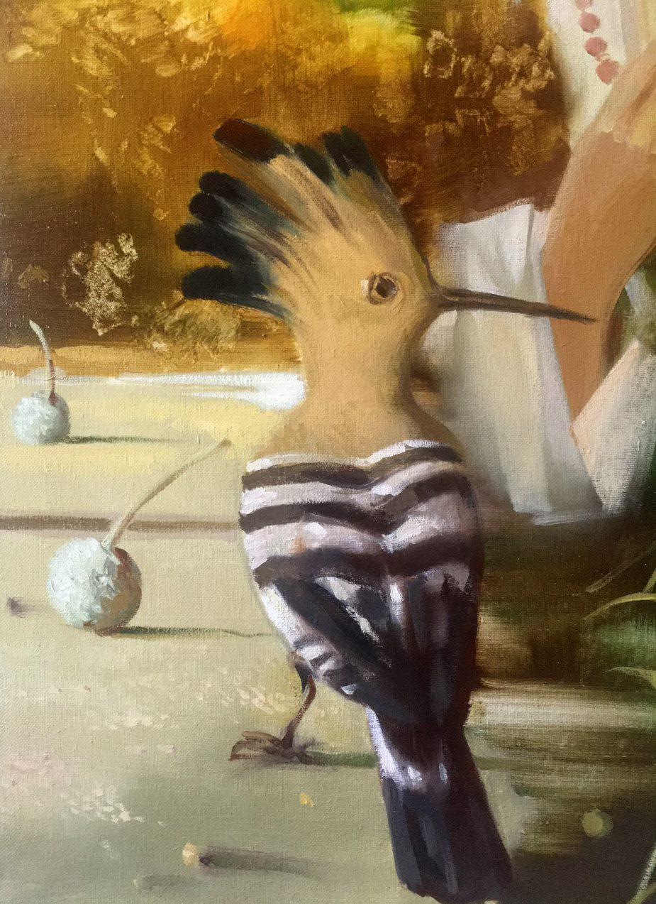 Artista: Anatoly Borisovich Tarabanov
Lavoro: Pittura a olio originale, opera d'arte fatta a mano, unica nel suo genere 
Mezzo: Olio su tela 
Anno: 2013
Stile: Ritratto
Titolo: Autunno, 
Dimensioni: 27,5