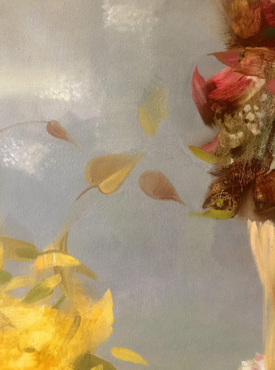 Autunno, Ritratto, Pittura a olio originale, pronta da appendere 5