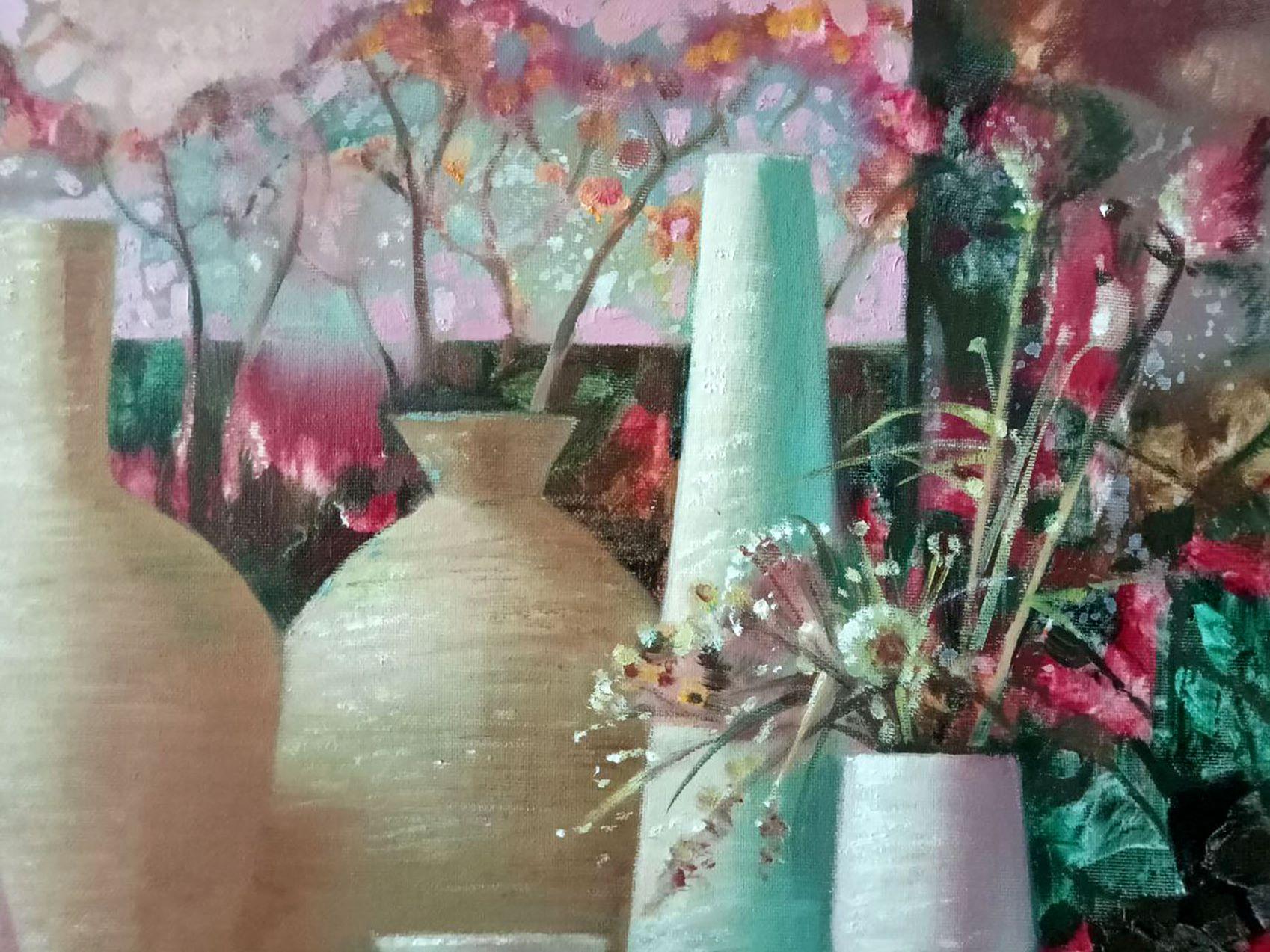 Bodegón de otoño, Arte hecho a mano Pintura al óleo original, Lista para colgar - Painting Impresionista de Anatoly Tarabanov