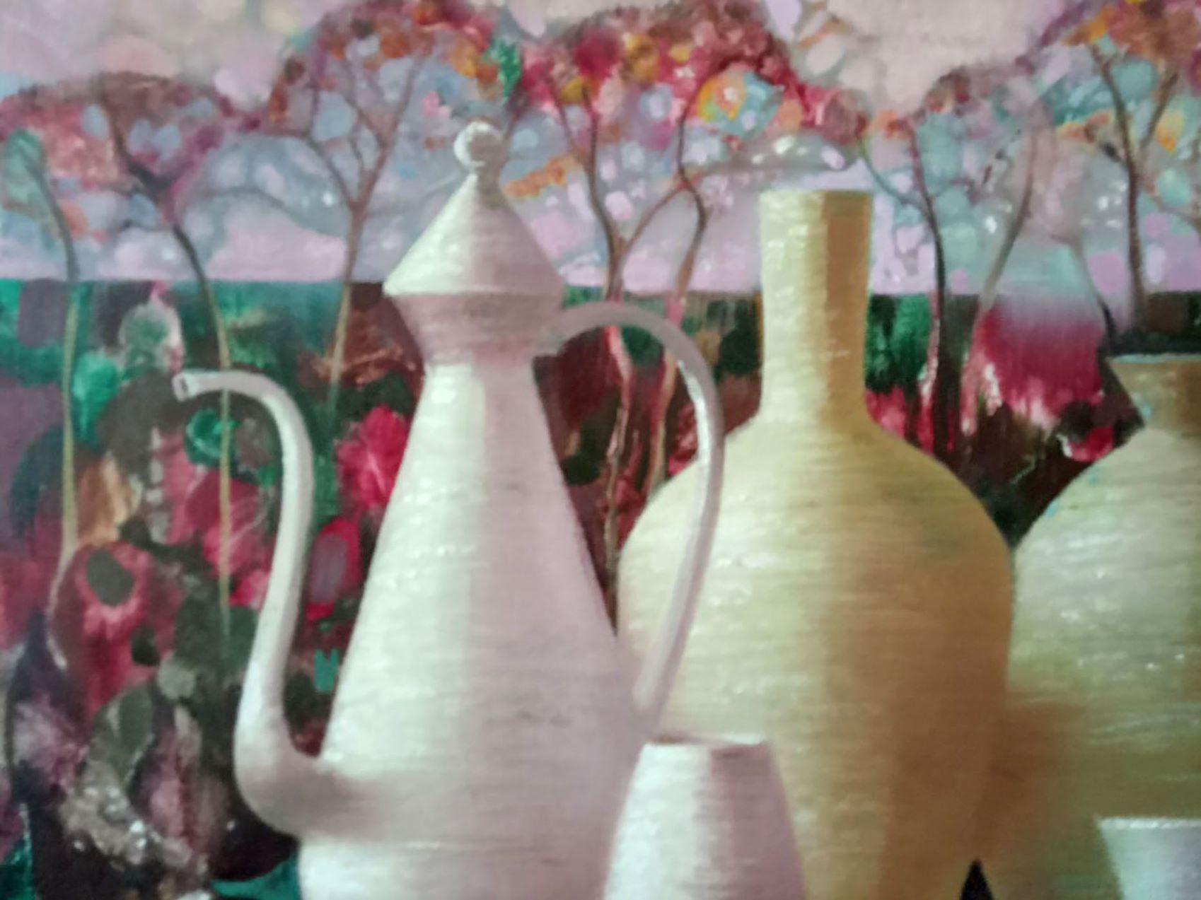 Artista: Anatoli Borísovich Tarabánov
Obra: Pintura al óleo original, obra de arte hecha a mano, única en su género 
Técnica: Óleo sobre lienzo 
Año: 2020
Estilo: Arte clásico
Título: Bodegón de otoño
Tamaño: 23,5