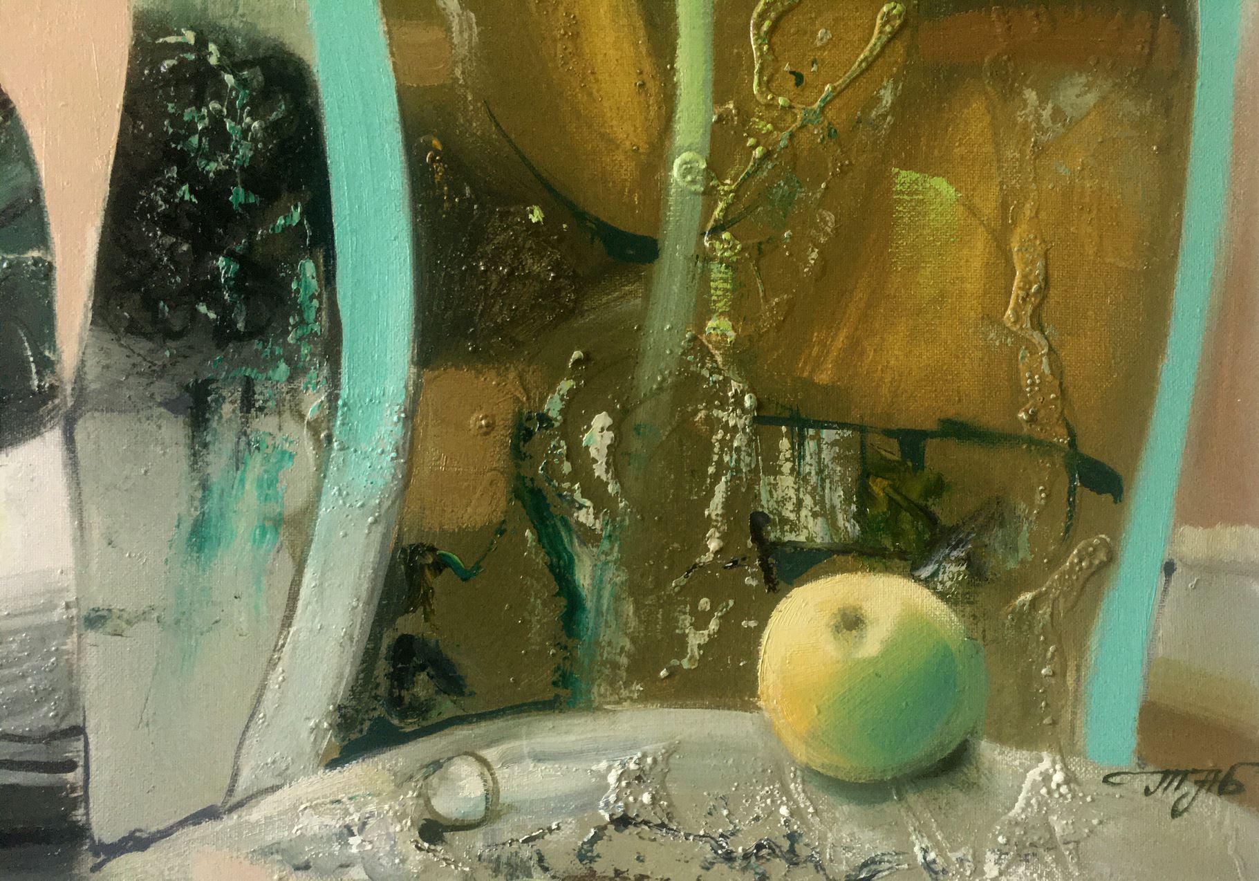 Comporre, Figurativo, Pittura ad olio originale, Pronto da appendere - Painting di Anatoly Tarabanov