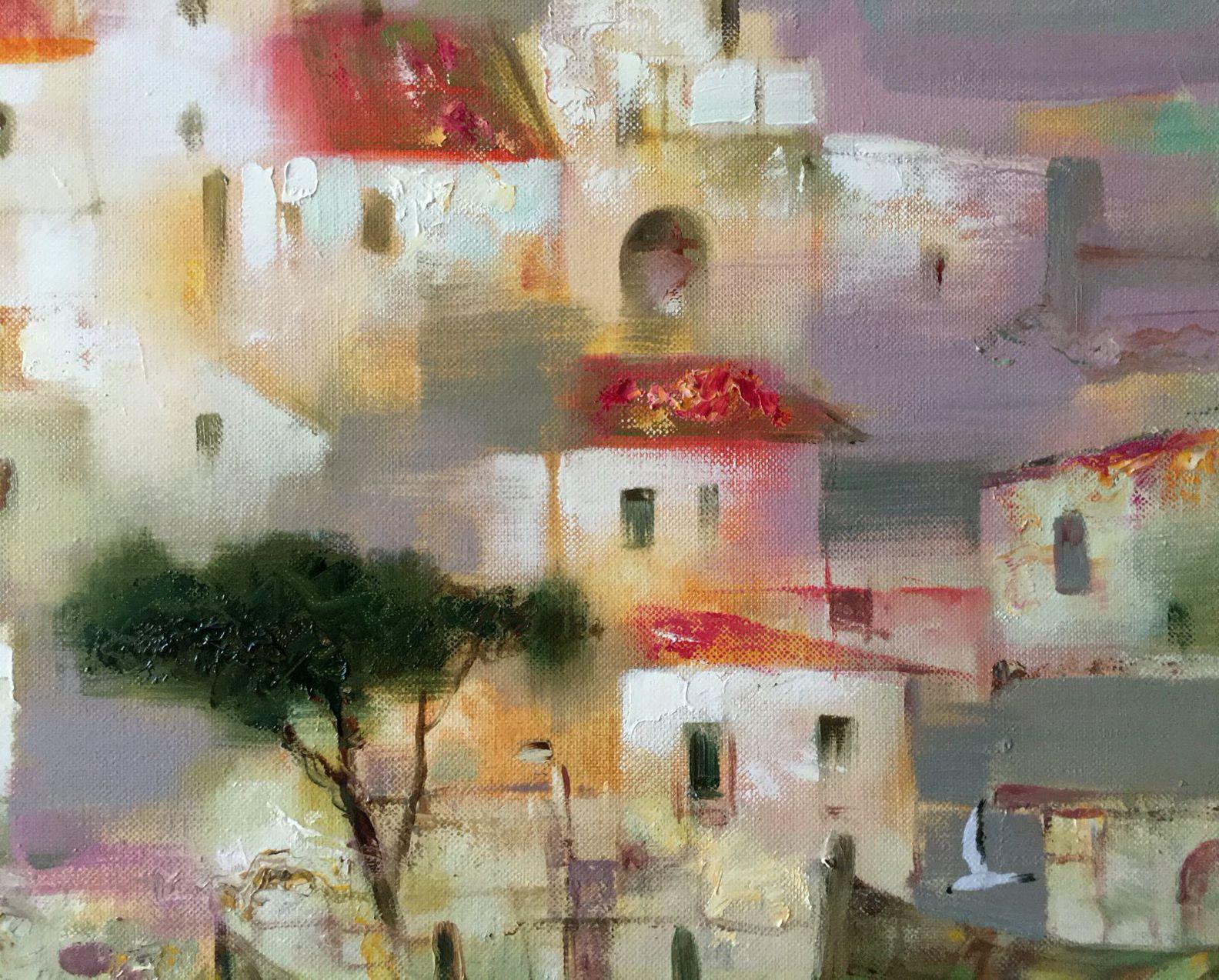 Artista: Anatoly Borisovich Tarabanov
Lavoro: Pittura a olio originale, opera d'arte fatta a mano, unica nel suo genere 
Mezzo: Olio su tela 
Anno: 2015
Stile: Arte contemporanea,
Titolo: Reti da pesca
Dimensioni: 29.5