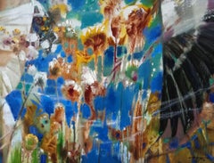 Indian Summer, Figurative Art, Original oil Painting, Ready to Hang