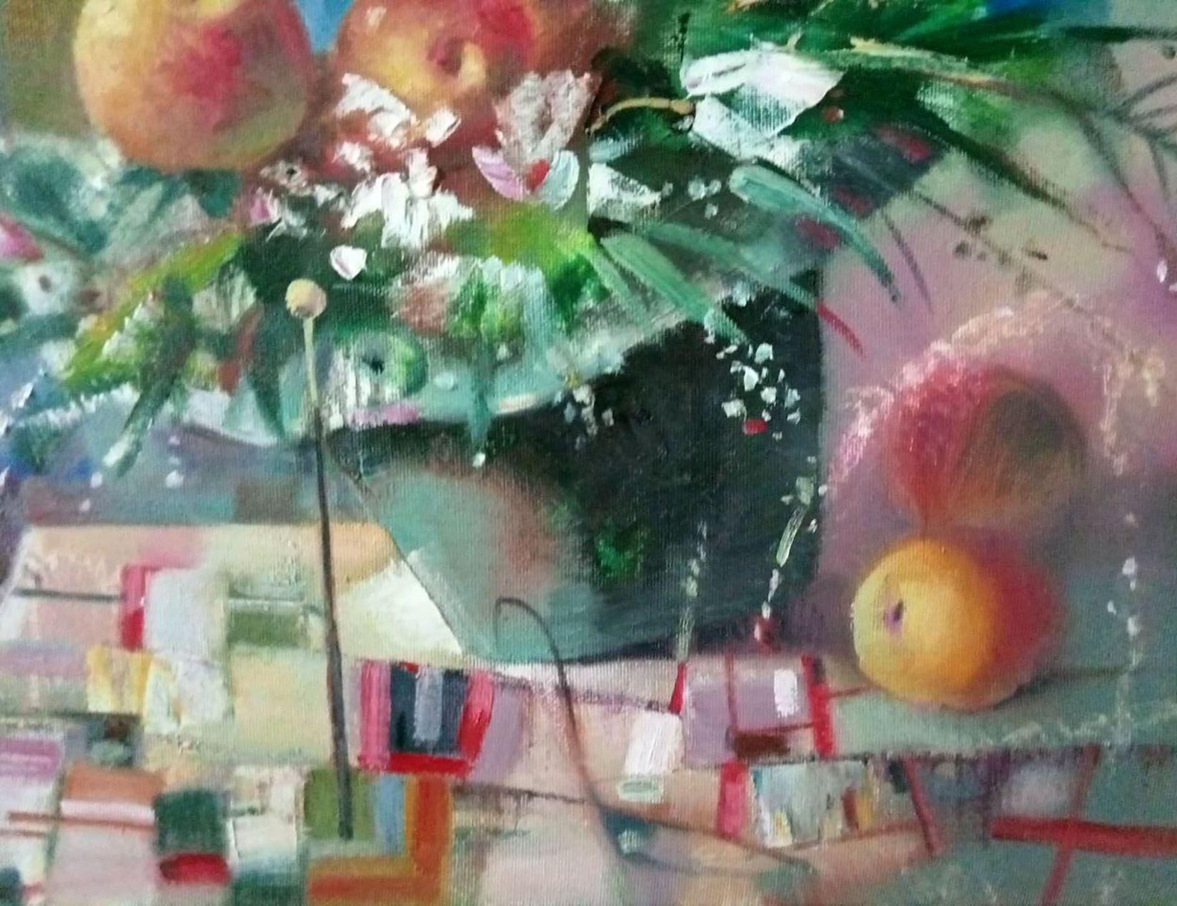 Metamorfosi, Ritratto d'arte, Pittura ad olio originale, pronta da appendere in vendita 4