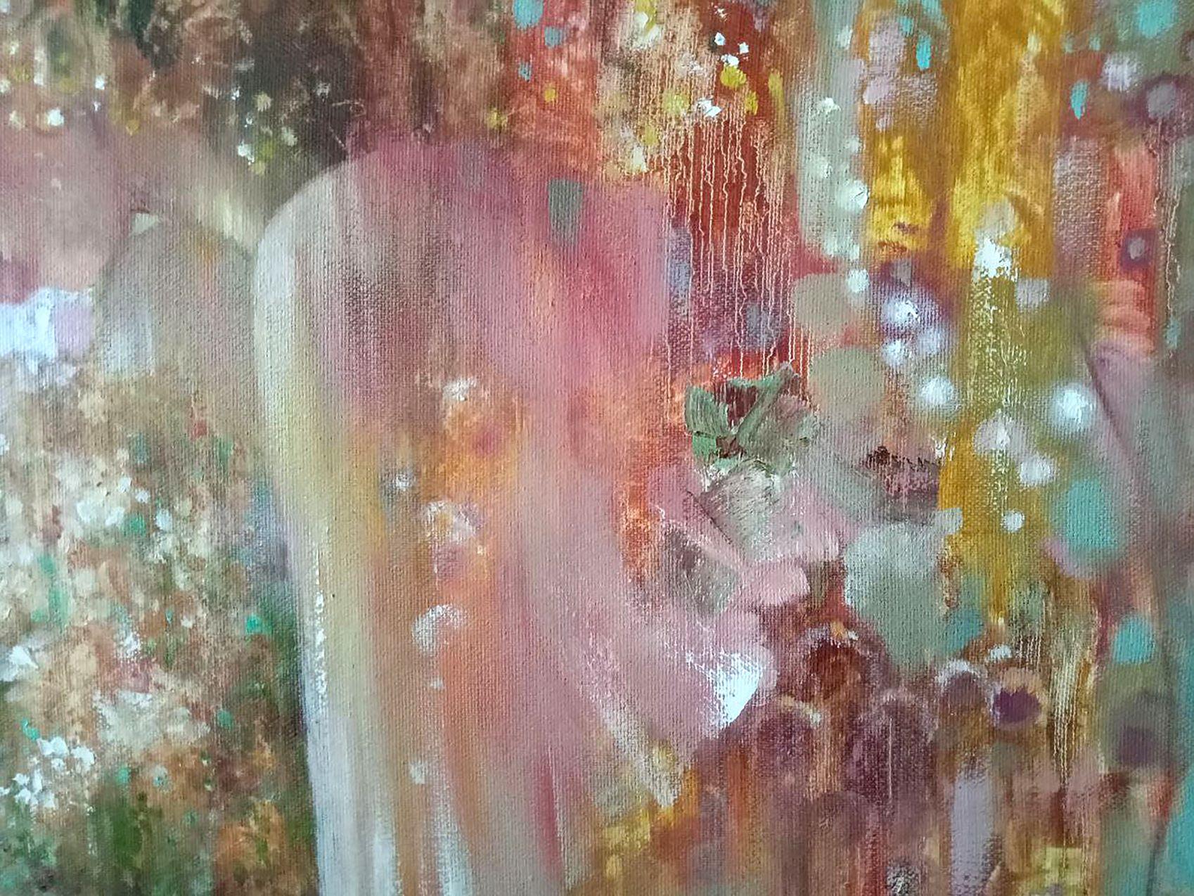 Morning Glow Ritratto figurativo Pittura ad olio originale, pronta da appendere - Painting Impressionismo di Anatoly Tarabanov