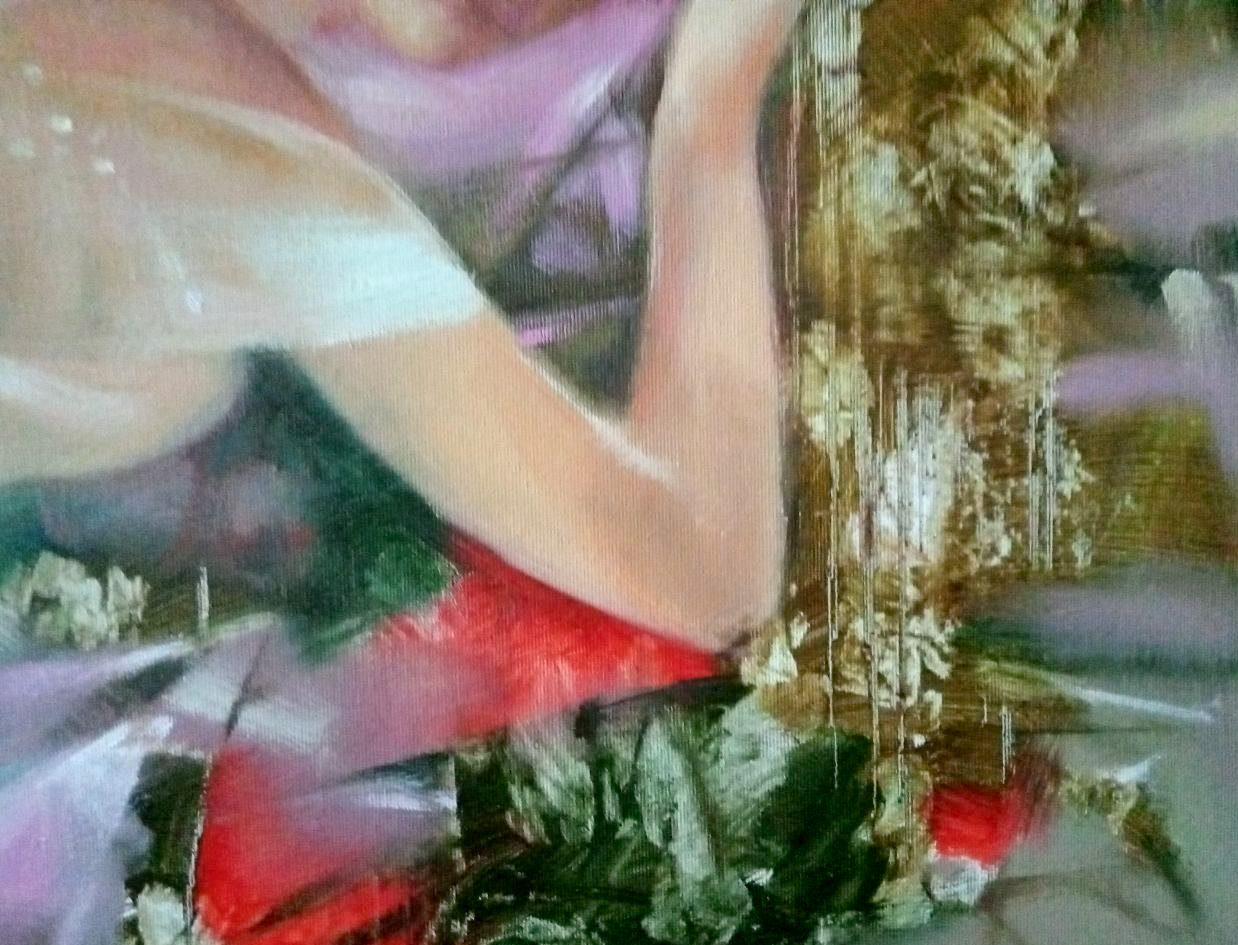 Symphonie du matin, figurative, portrait, peinture à l'huile originale, prête à être accrochée - Impressionnisme Painting par Anatoly Tarabanov