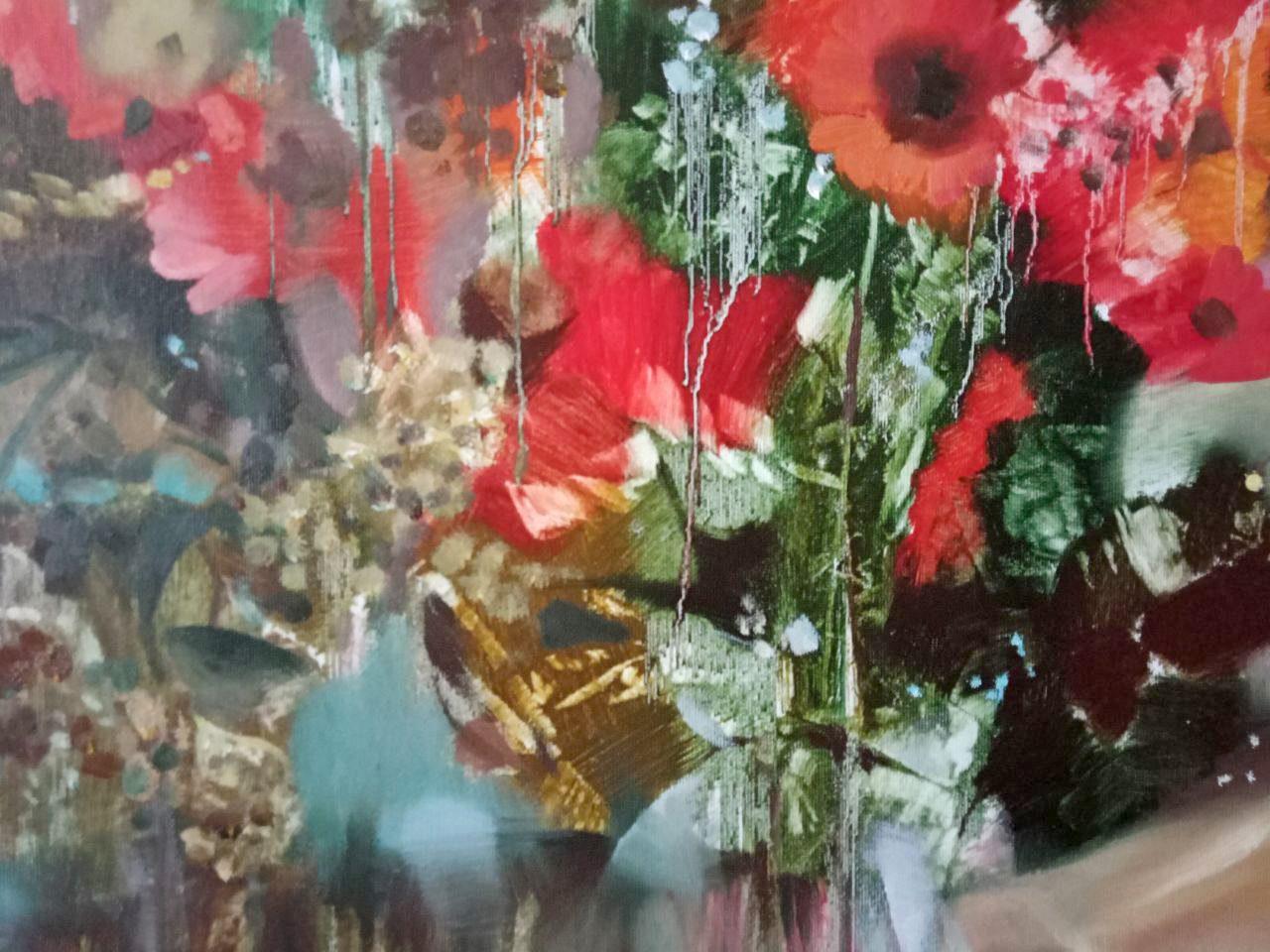 Sinfonia mattutina, Arte figurativa, Ritratto, Pittura ad olio originale, Pronto da appendere in vendita 4