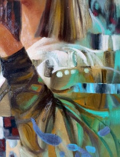 Moths, Portrait art, Original oil Painting, Ready to Hang