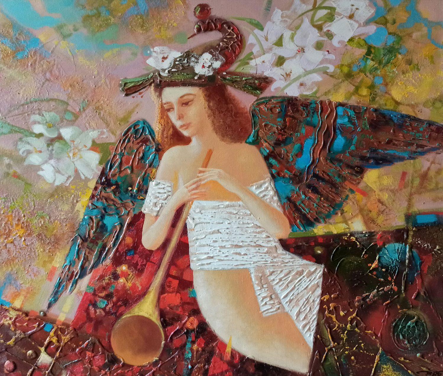 Still-Life Painting de Anatoly Tarabanov - Nika, Figurativo, Pintura al óleo original, Lista para colgar