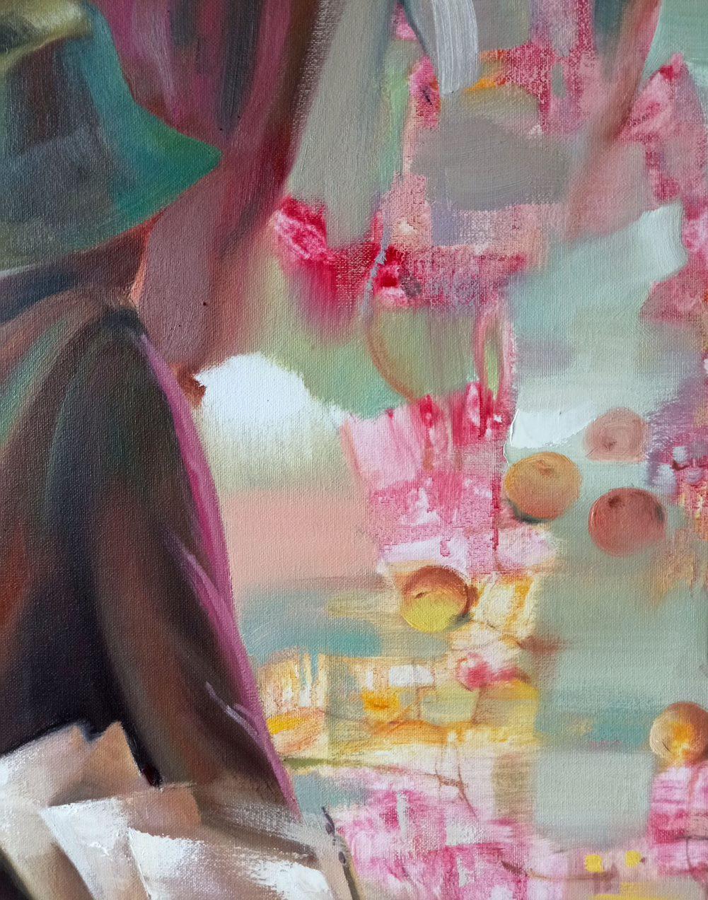 Pintor, Arte figurativo, Pintura al óleo original, Listo para colgar en venta 1