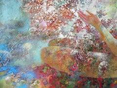 Spring, Figurative Art, Handmade art Original oil Painting, Ready to Hang