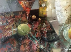 Still Life Composition, Art Original oil Painting, Ready to Hang