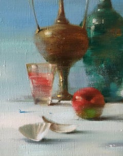 Still Life, Handmade artwork Original oil Painting, Ready to Hang