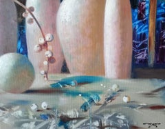 Still Life, Handmade artwork, Original oil Painting, Ready to Hang