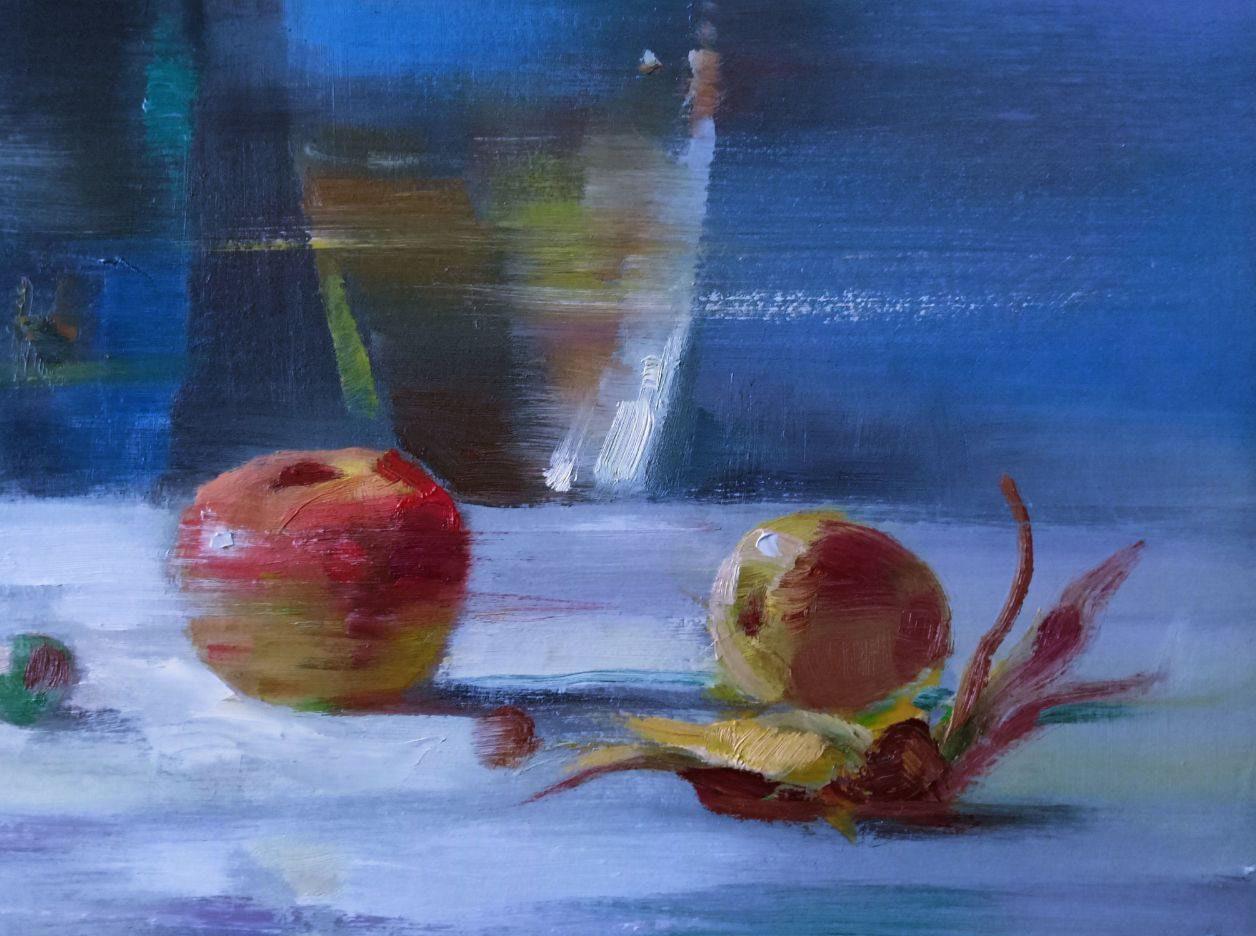Still Life, Original oil Painting, Ready to Hang For Sale 5